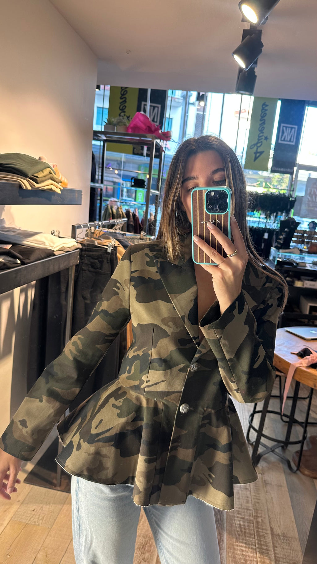 Blazer Mimetico con Fondo a Balza – Militia