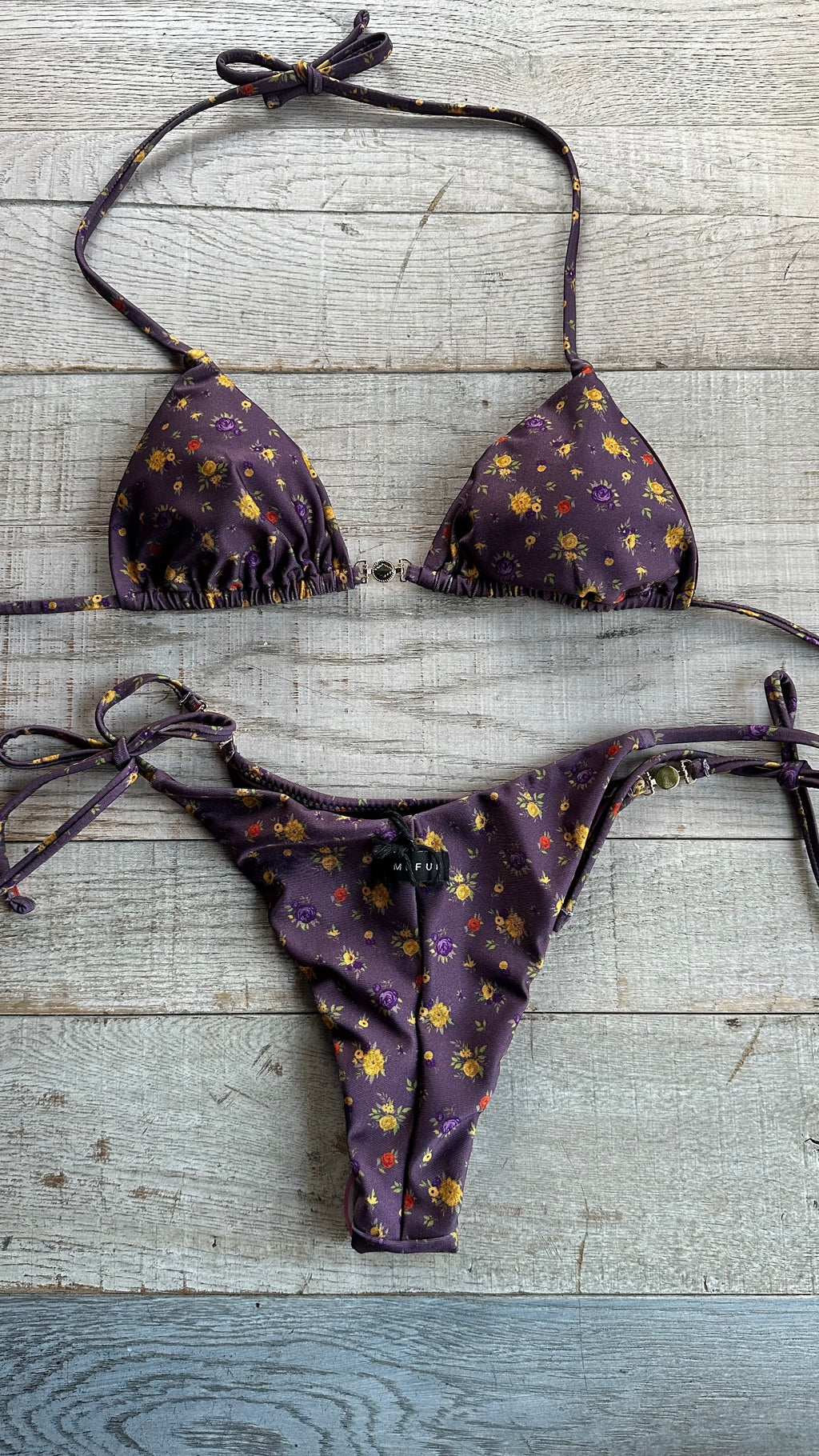 Triangolo Fiori Viola