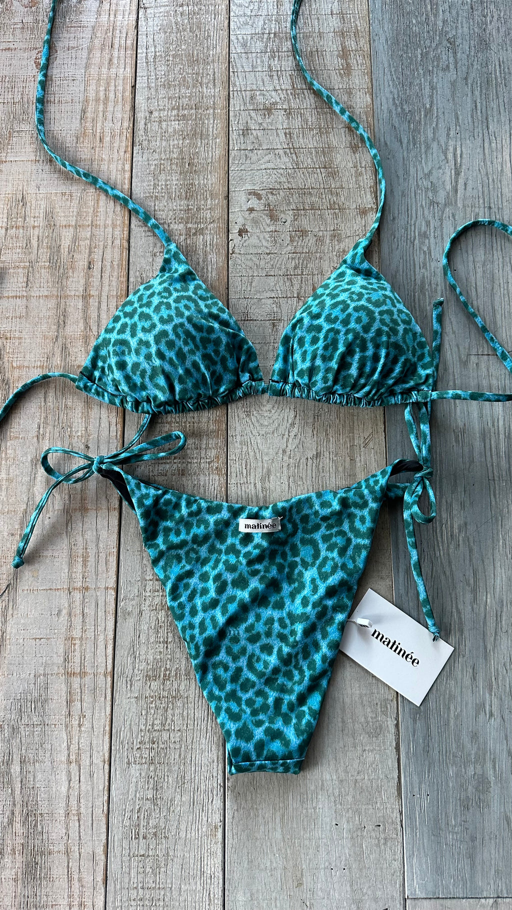 Triangolo Leopardato Azzurro