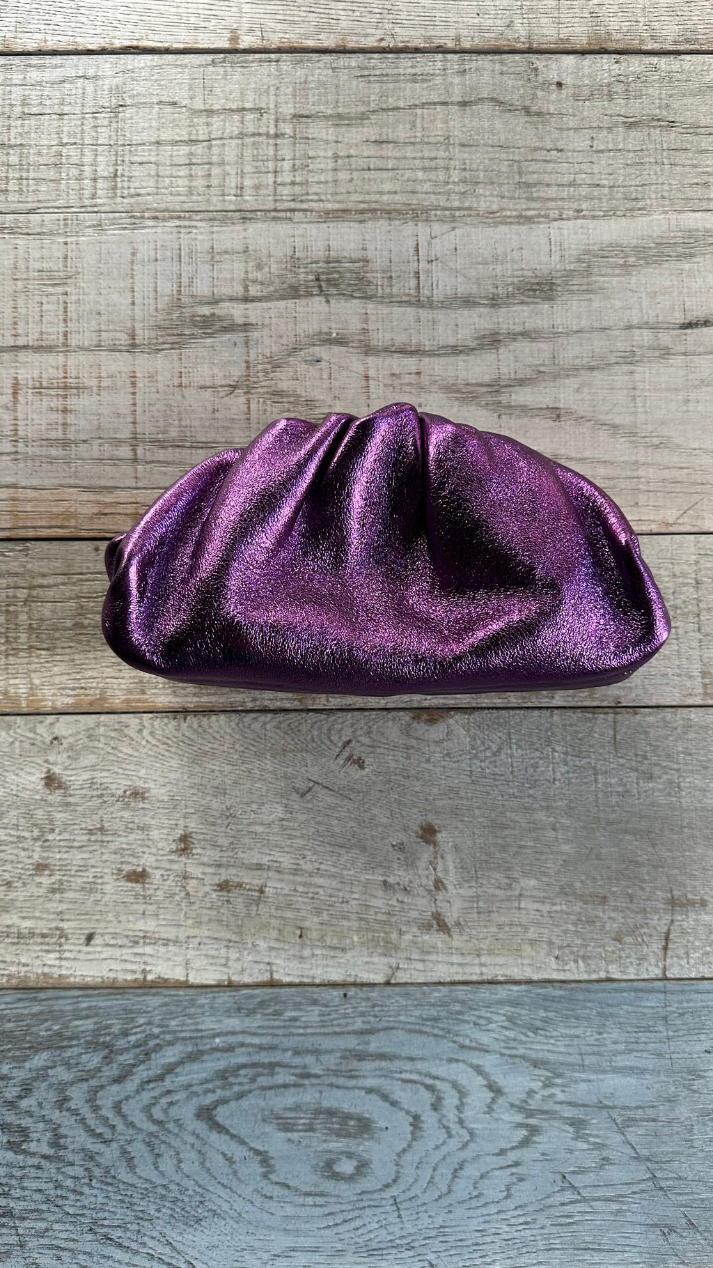 Pochette Clouche Viola Laminata