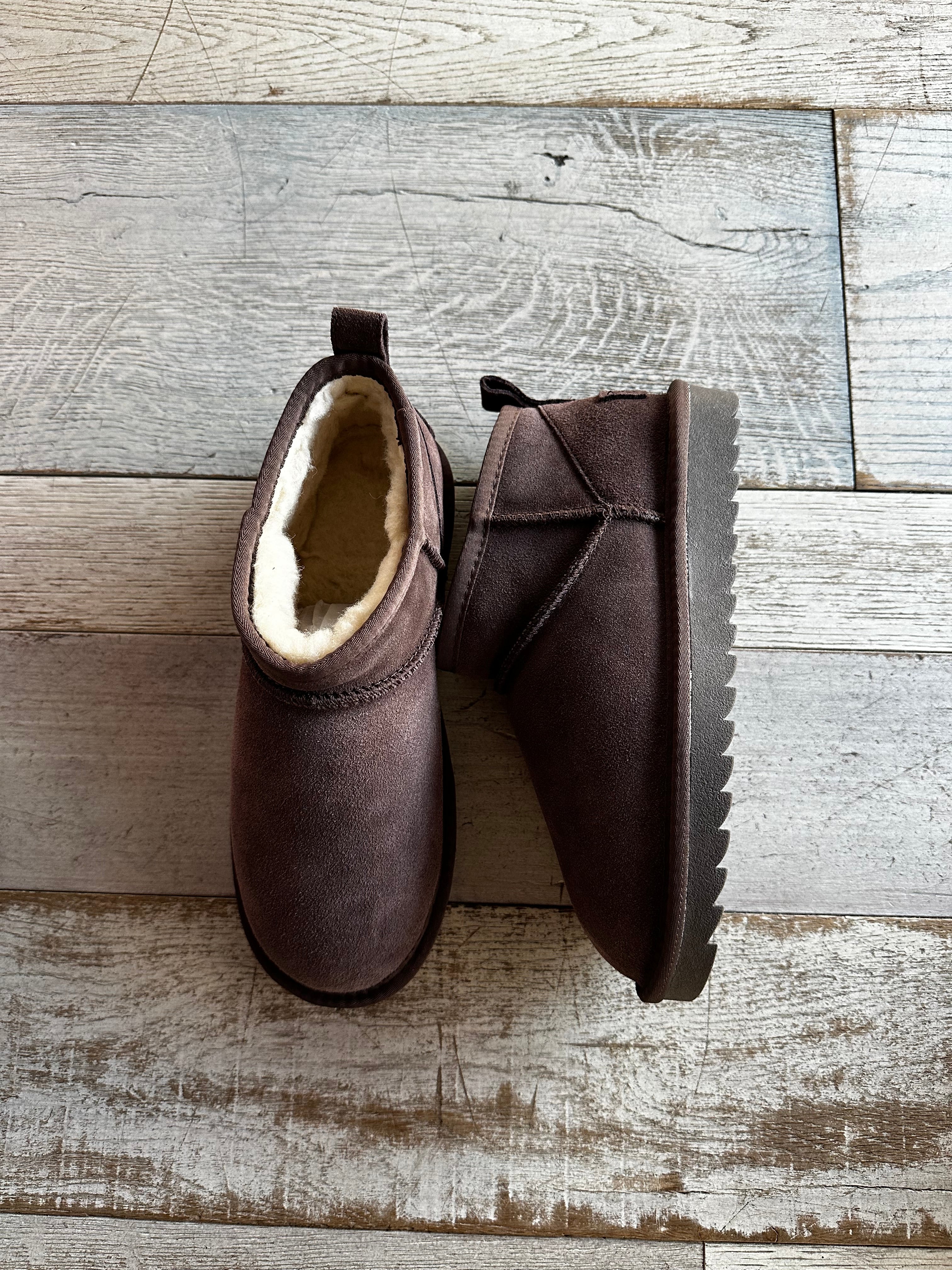 Stivaletto scamosciato Testa di Moro