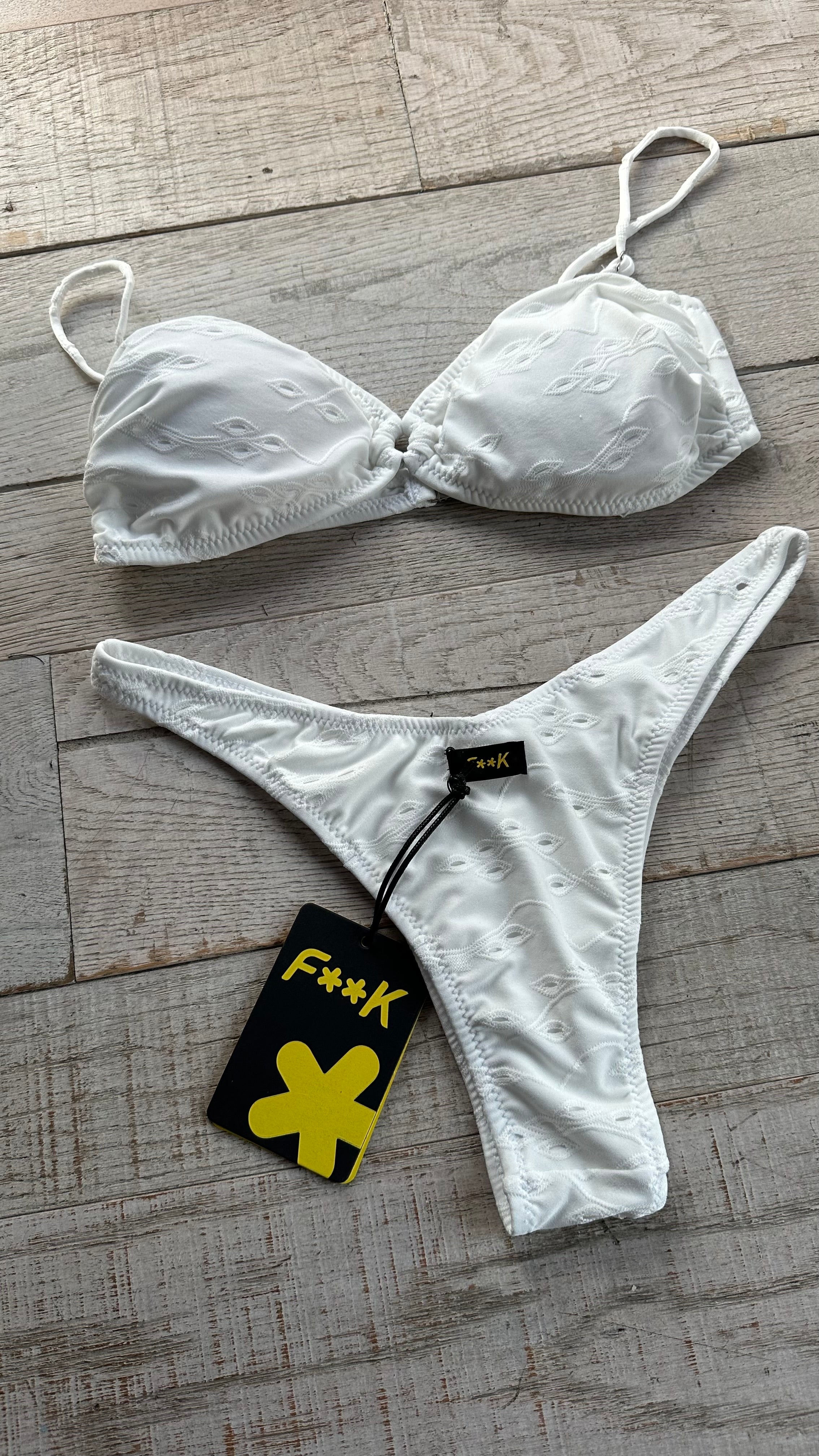Bikini Top Sangallo Bianco