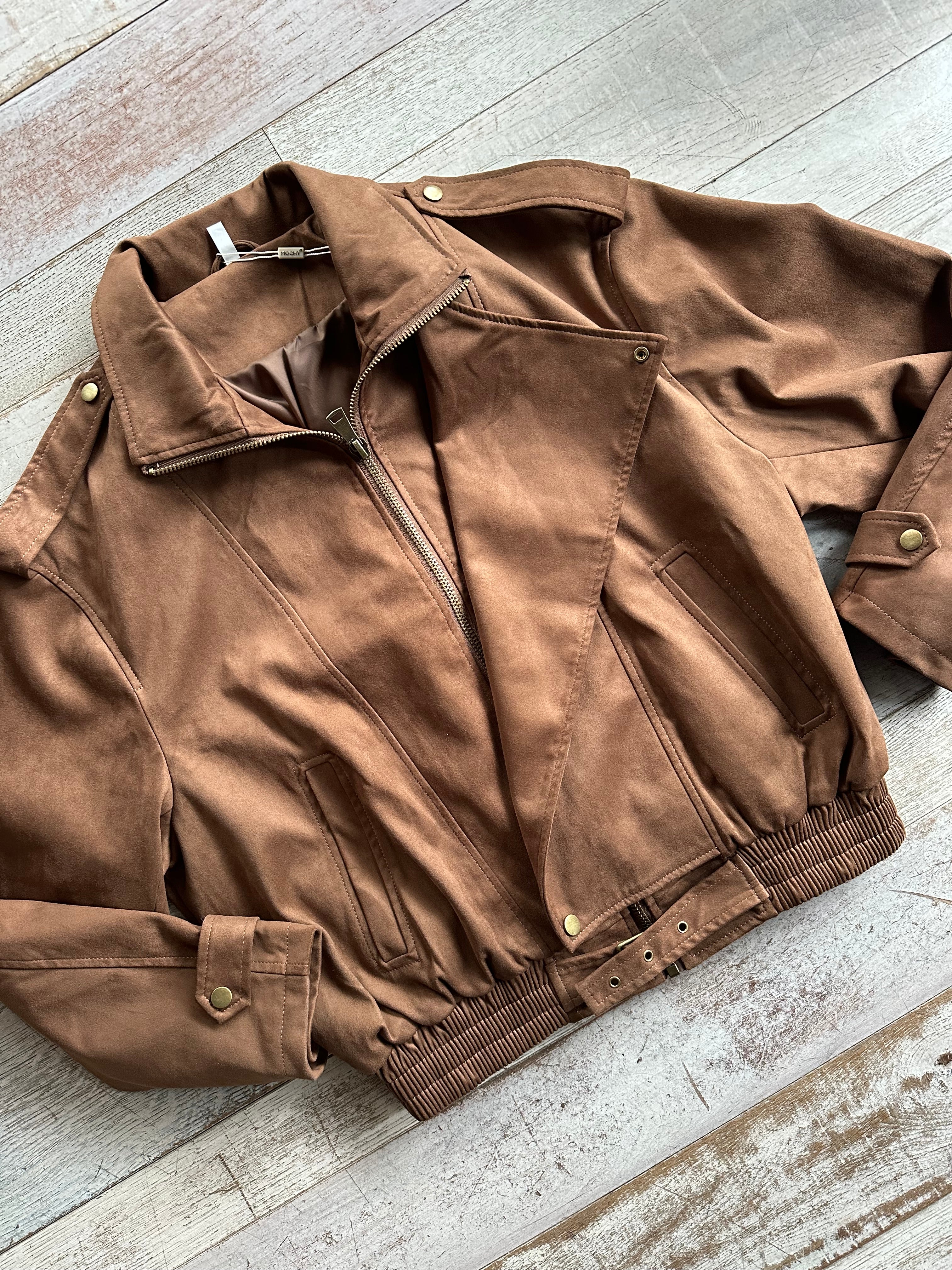 Giacca Over Eco-Camoscio