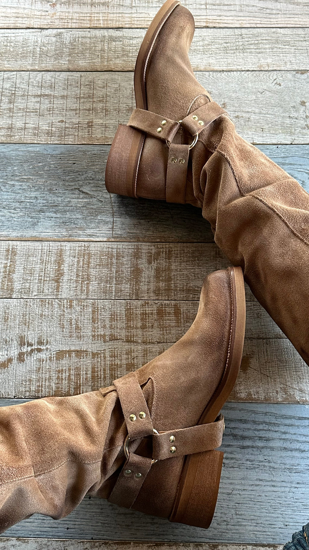 Bikers in camoscio color Carne