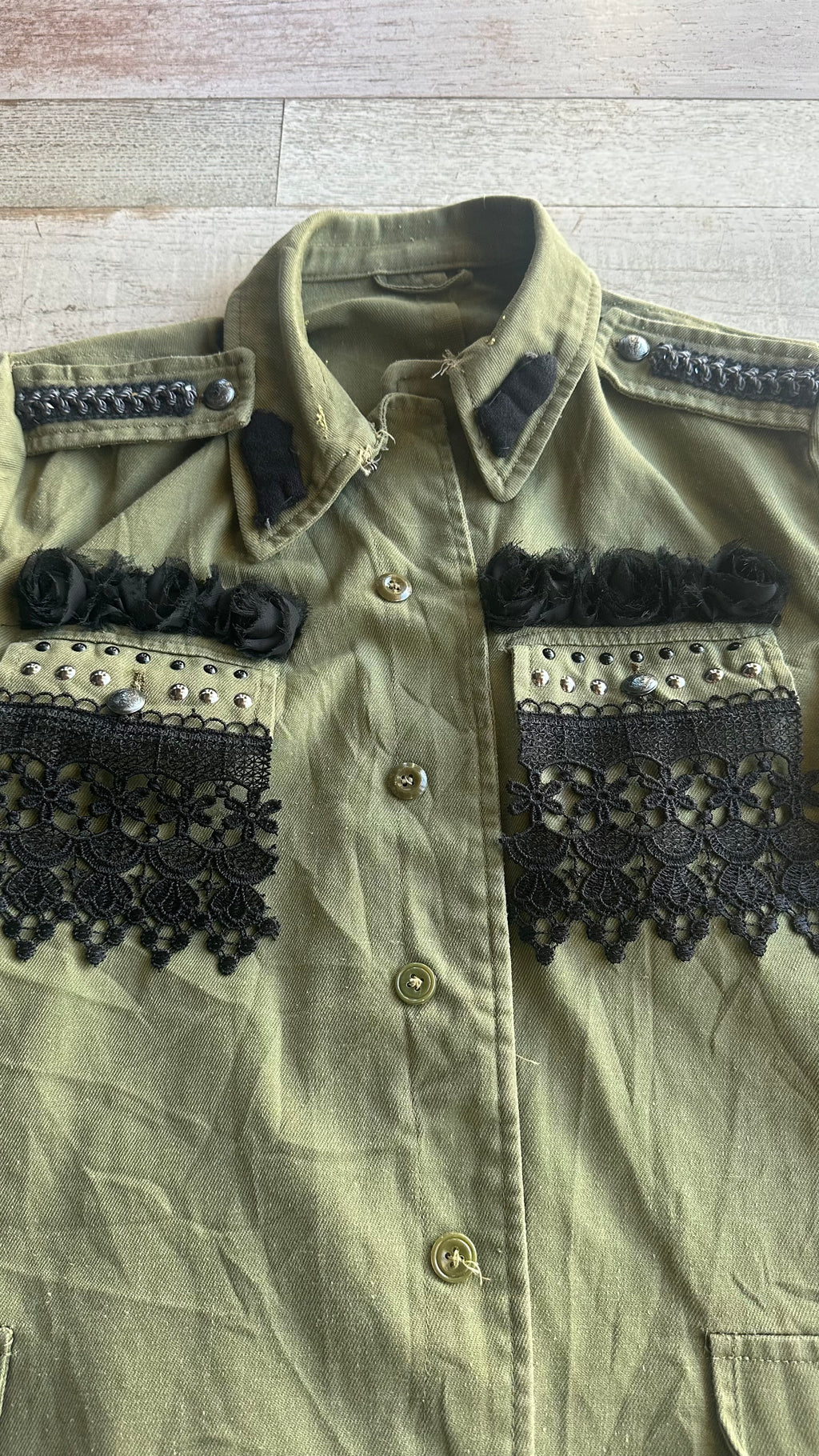 Giacca Militare ‘’Black Cross’’