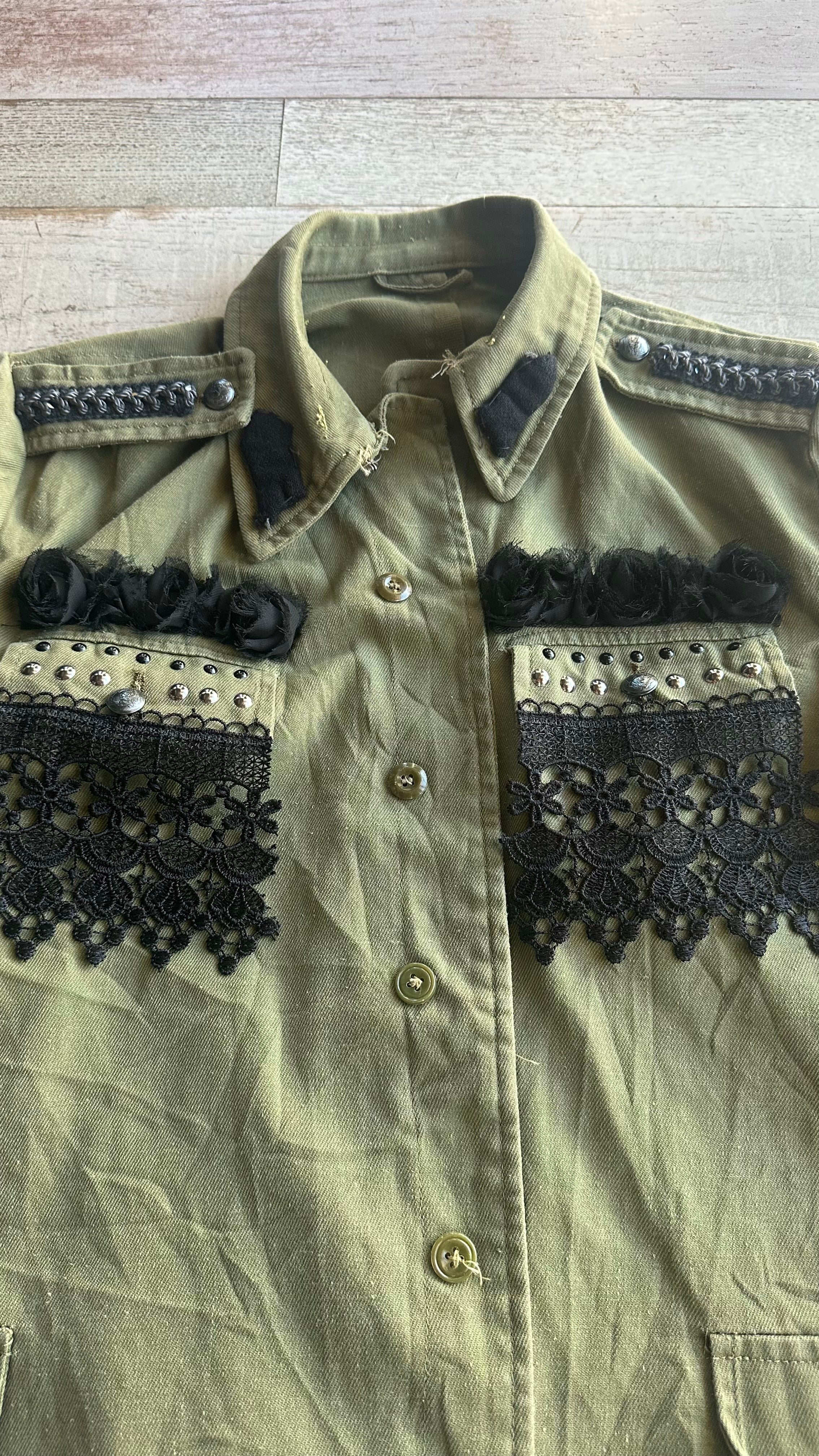 Giacca Militare ‘’Black Cross’’