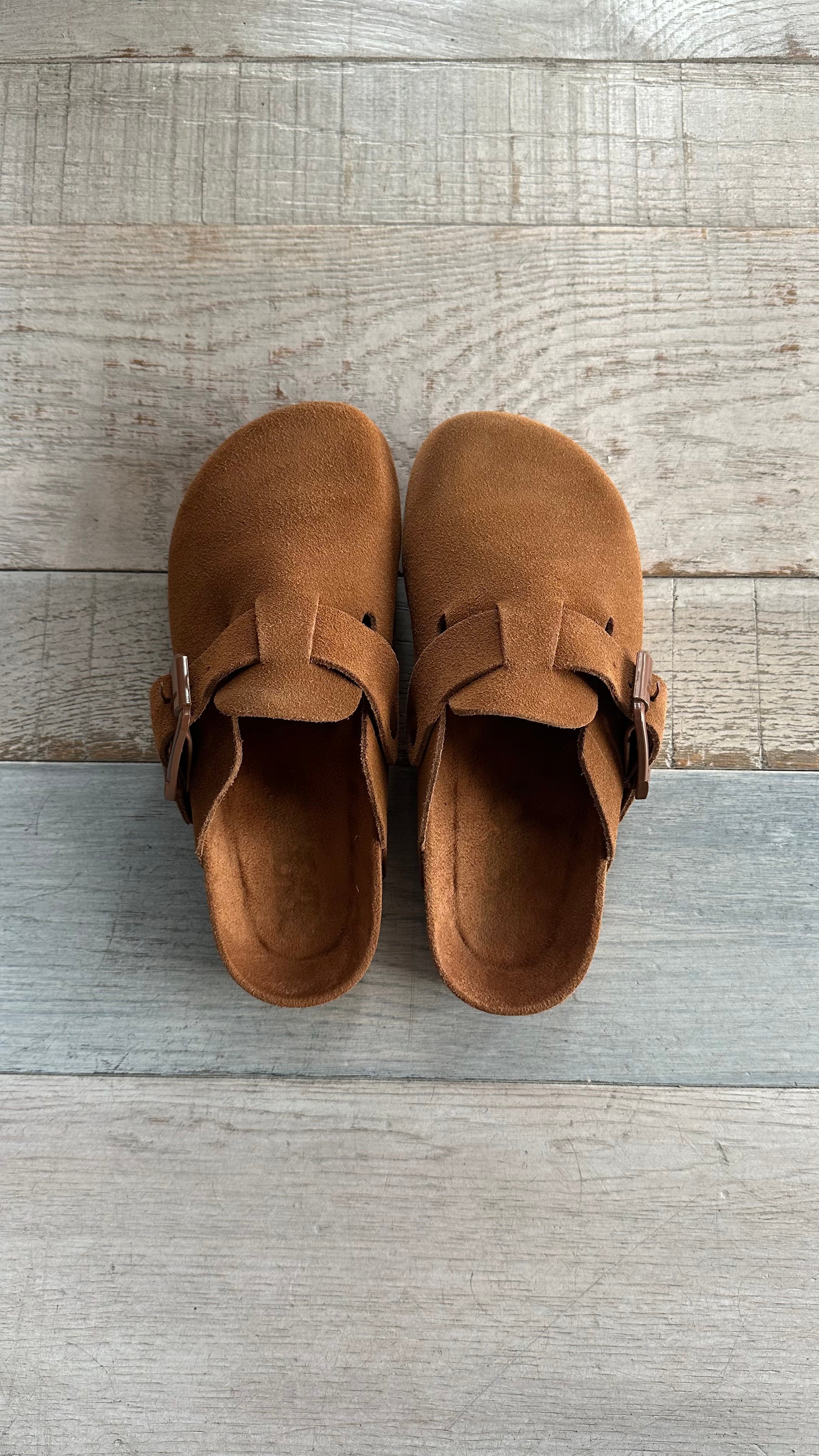 Sabot scamosciato Color Cammello