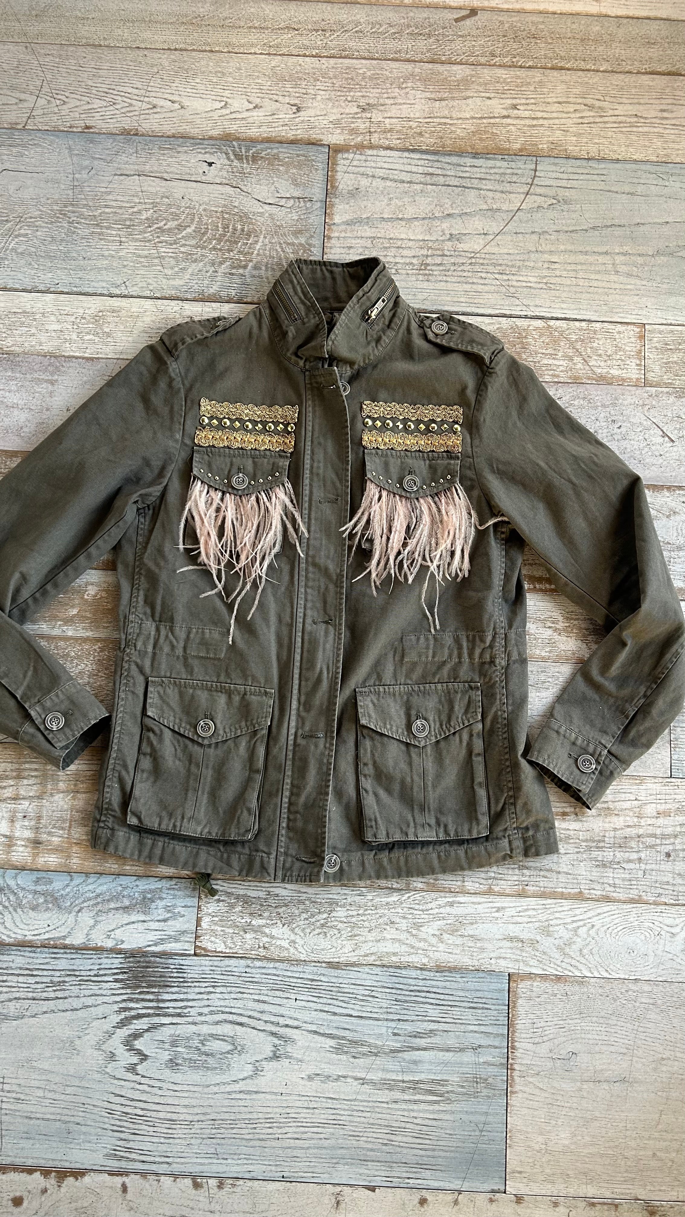Giacca Army Plume Pink