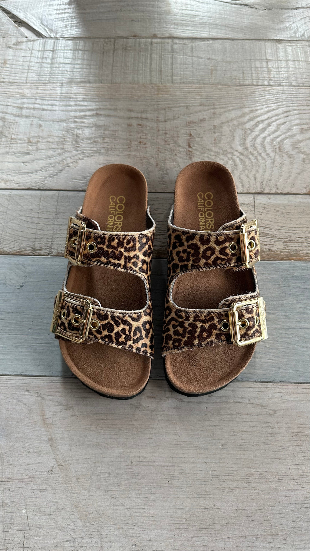 Sandalo in Cavallino Leopardato