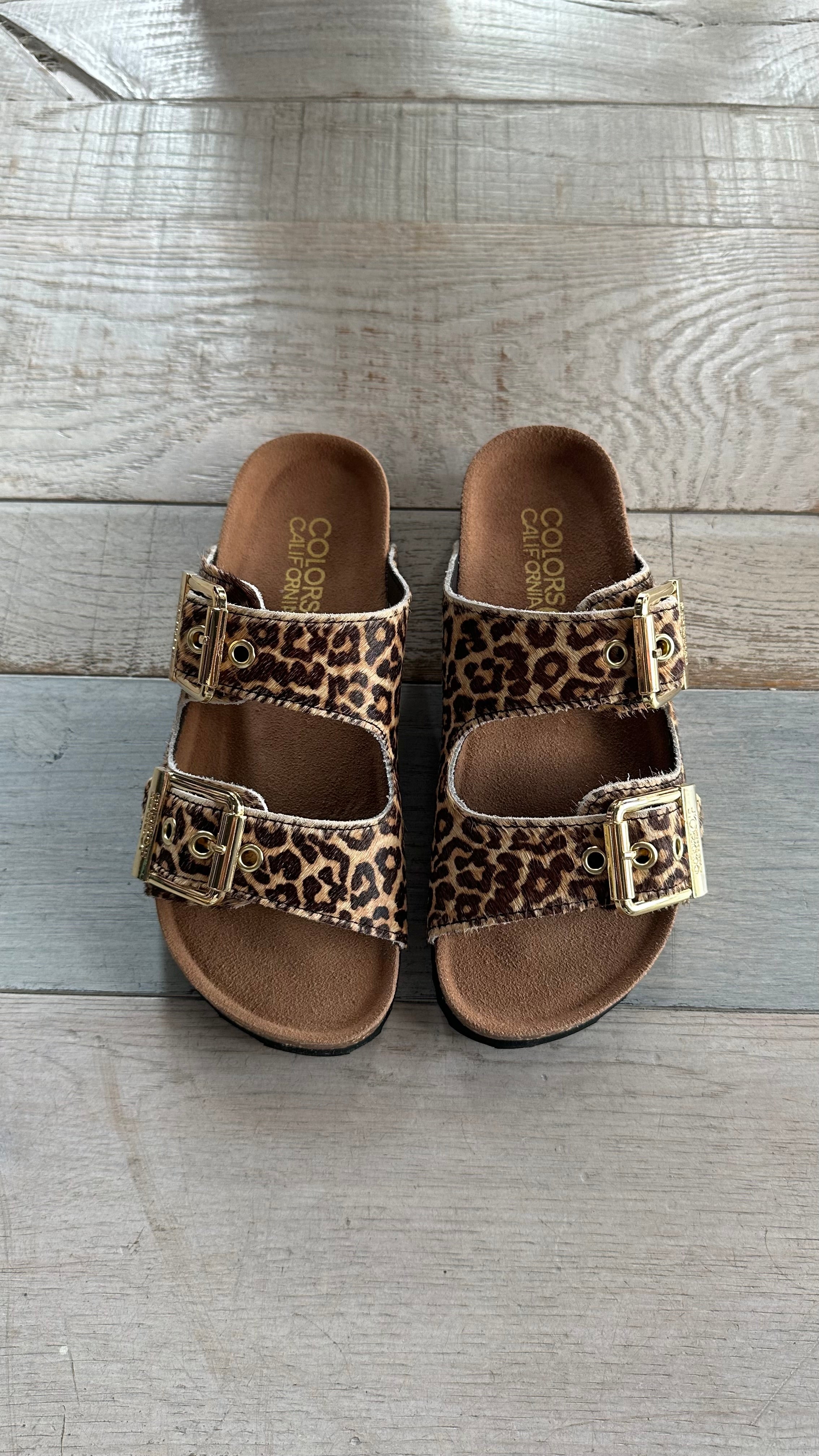 Sandalo in Cavallino Leopardato