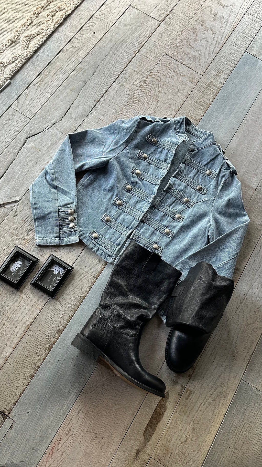 Giacca In Jeans Denim « Cavalier »
