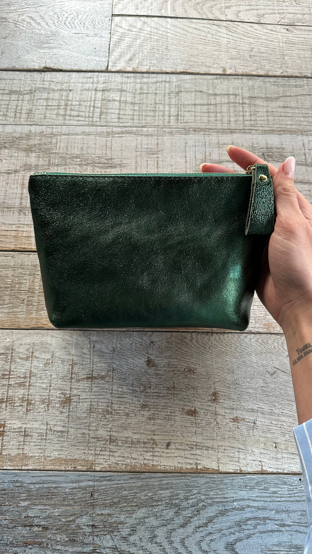 Pochette Laminata Verde Pino