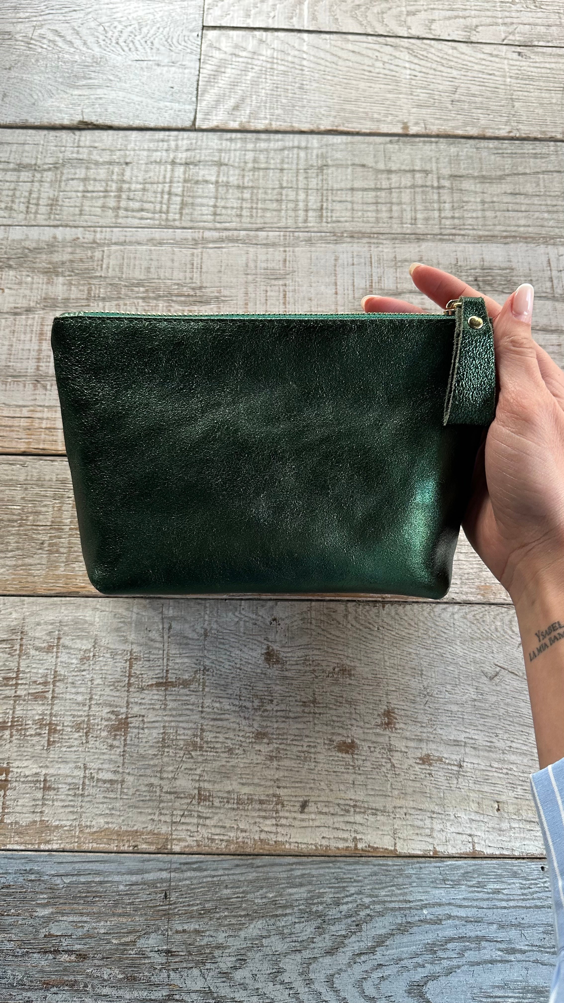 Pochette Laminata Verde Pino