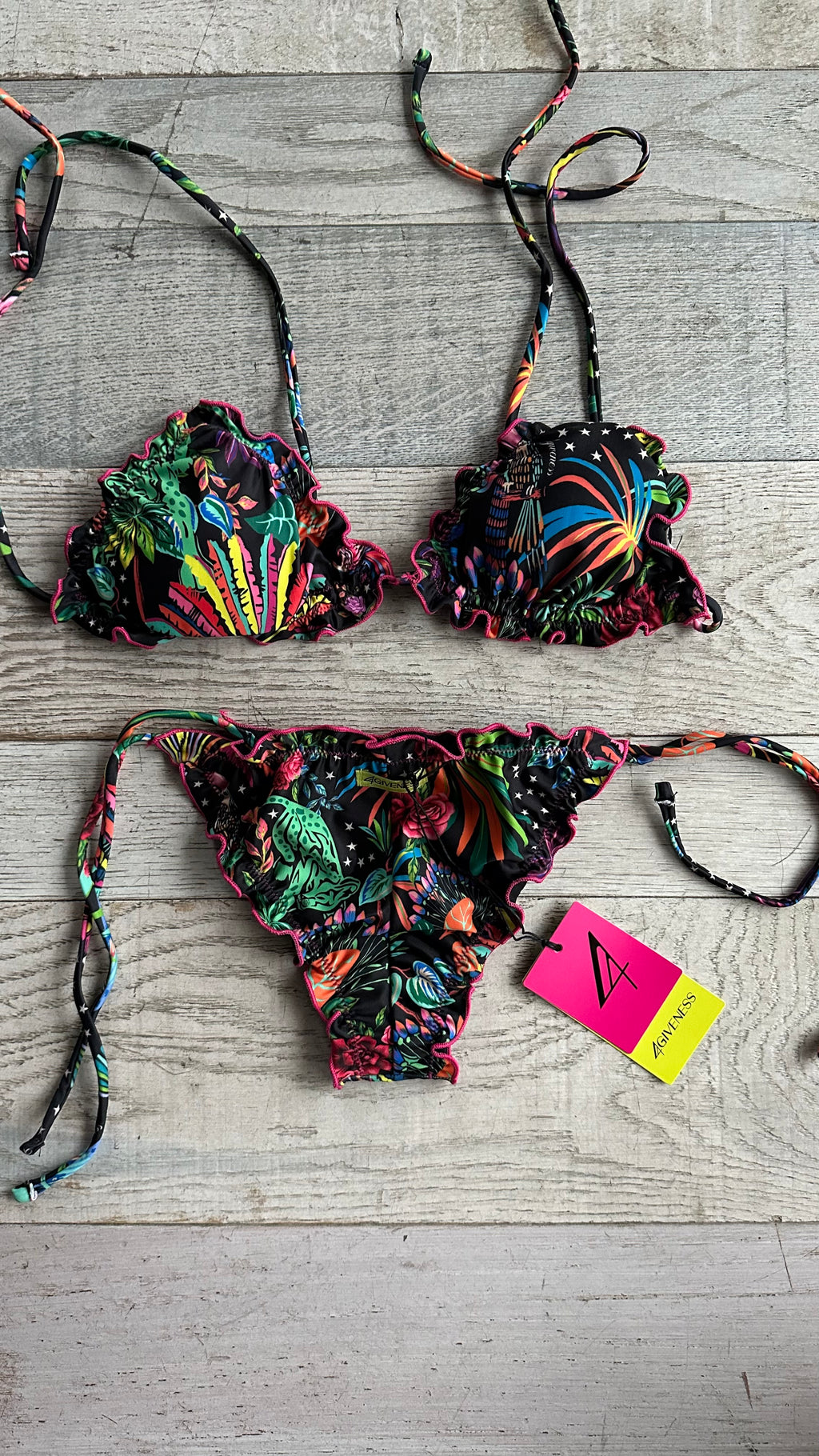 Bikini Triangolo Sbambolato Frou Frou Maya