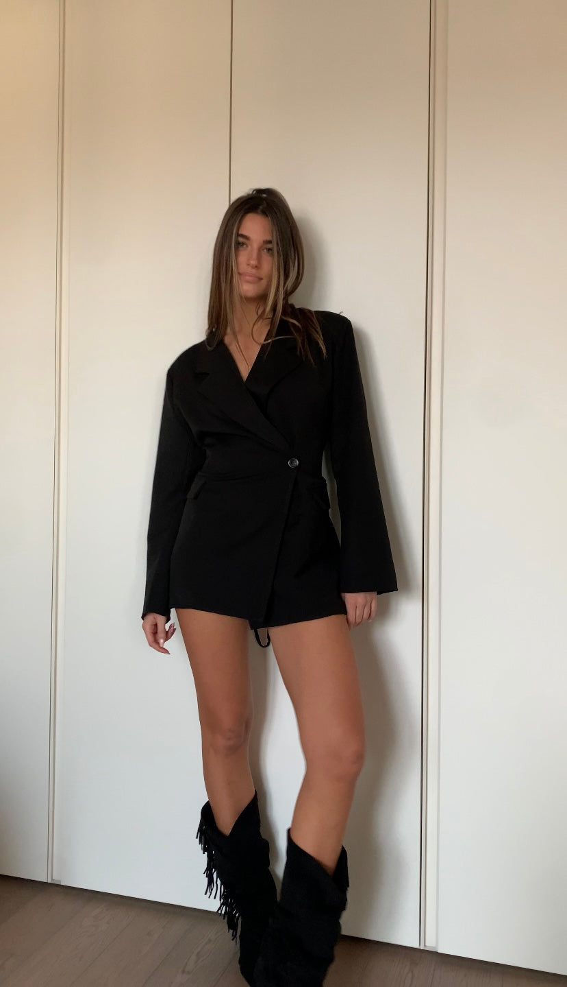 Giacca Blazer-Abito con cinturino