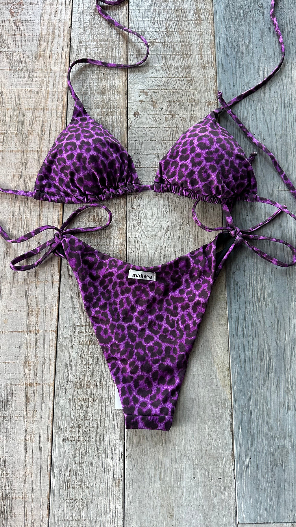 Triangolo Leopardato Viola