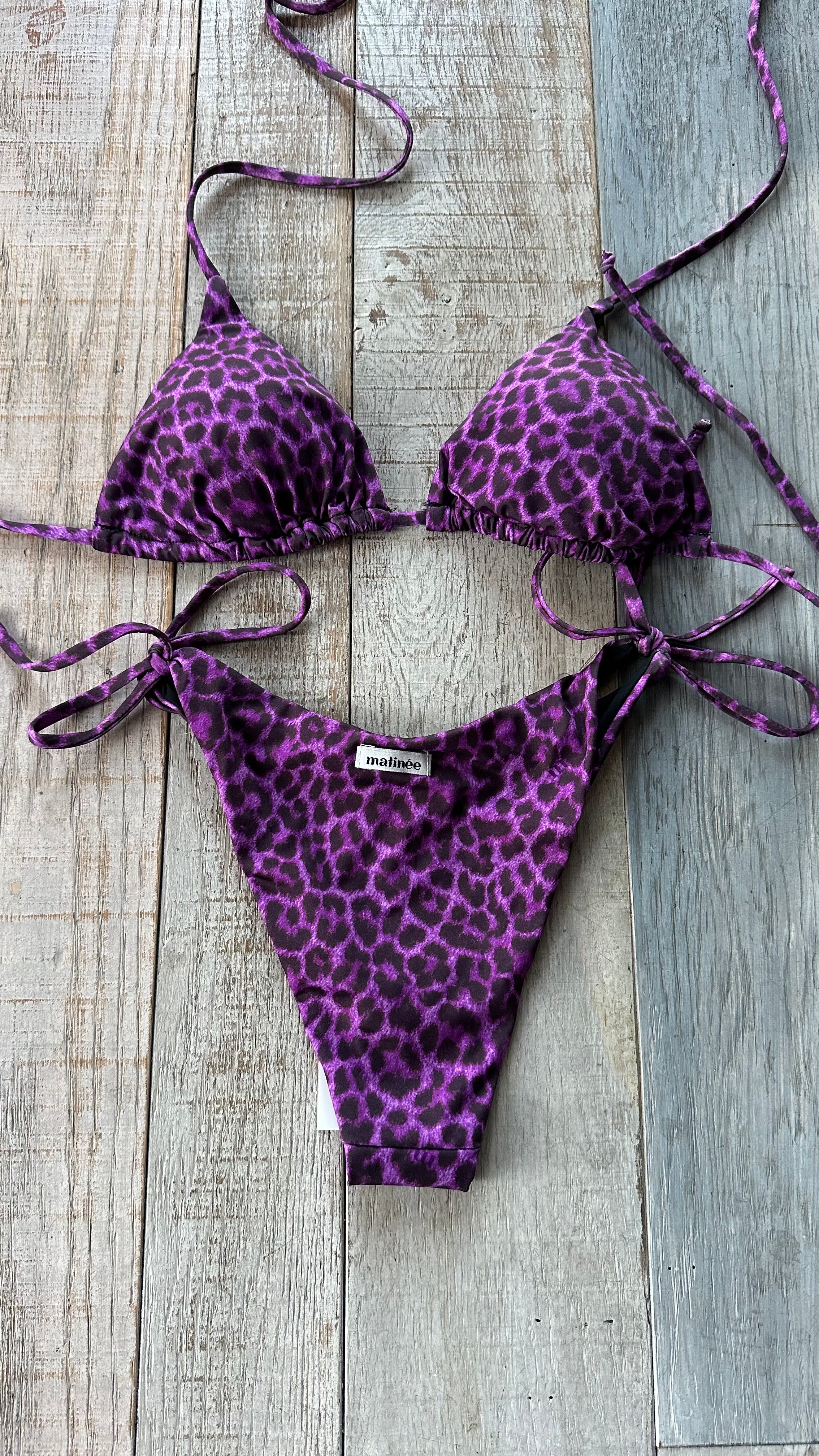 Triangolo Leopardato Viola