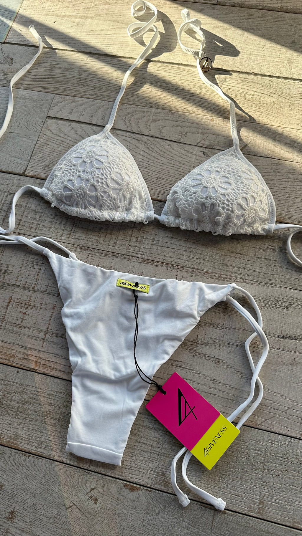 Triangolo Sangallo Floreale in Lycra