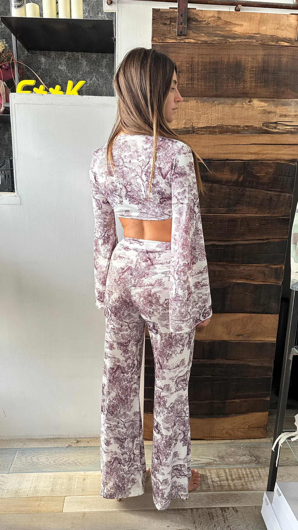 Completo Tuta Toile de Lune-Prugna