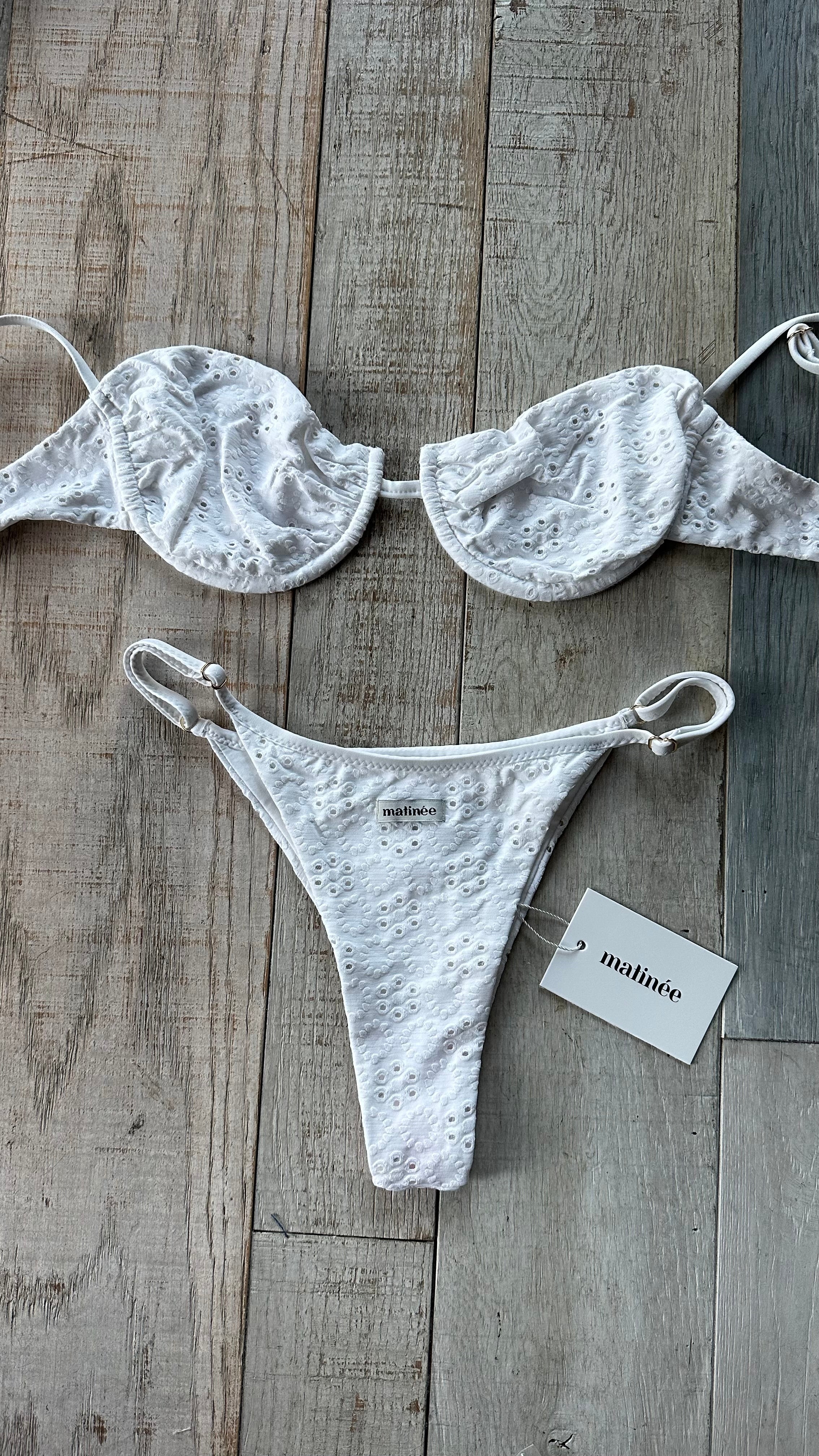 Balconcino Marina Macramè Bianco Sangallo