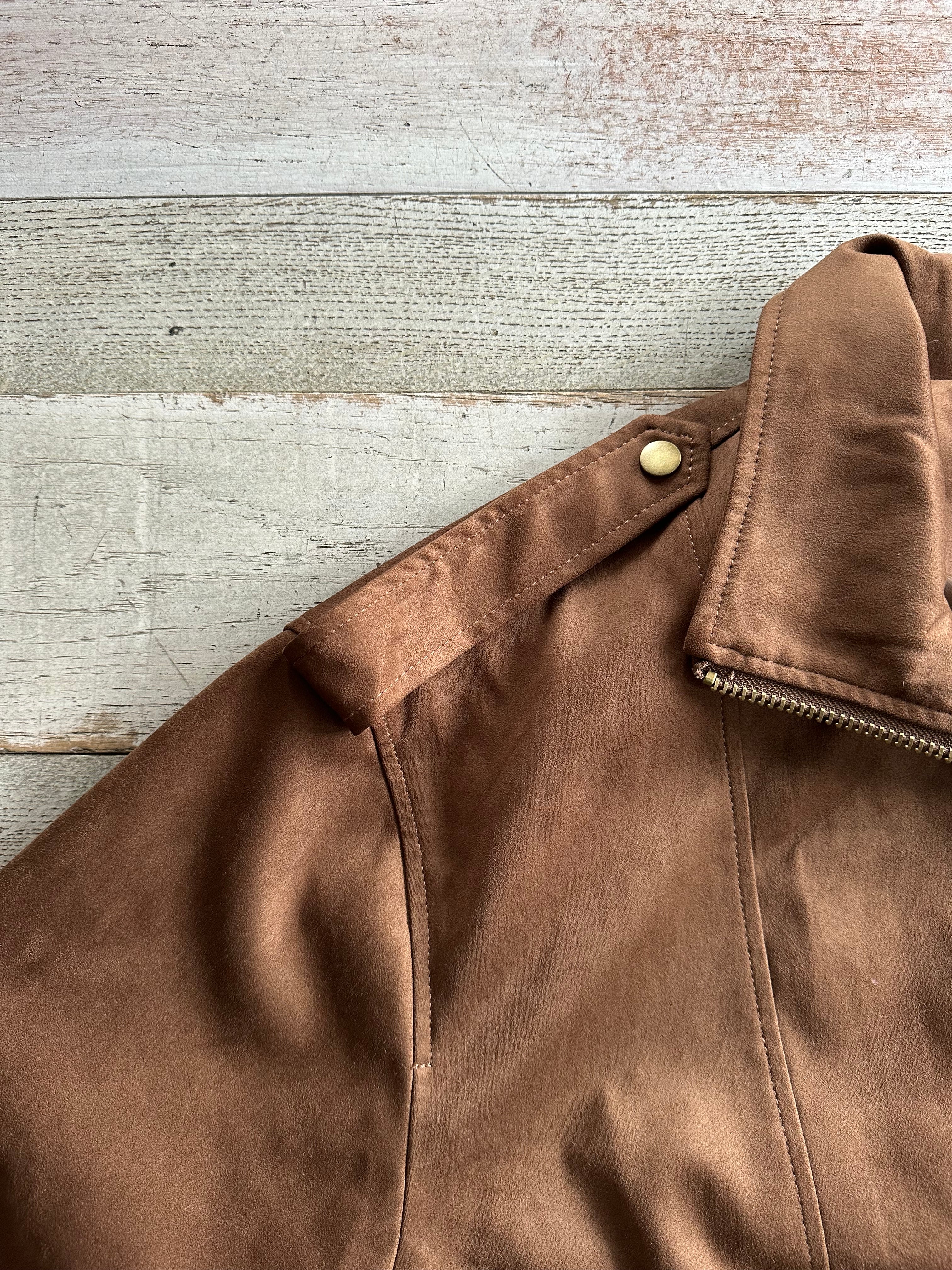 Giacca Over Eco-Camoscio