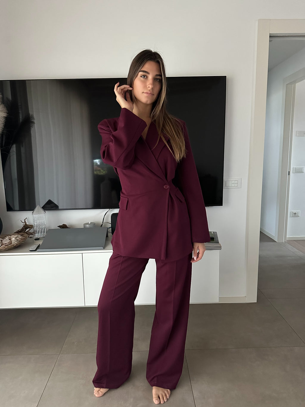 Pantalone Bordeaux