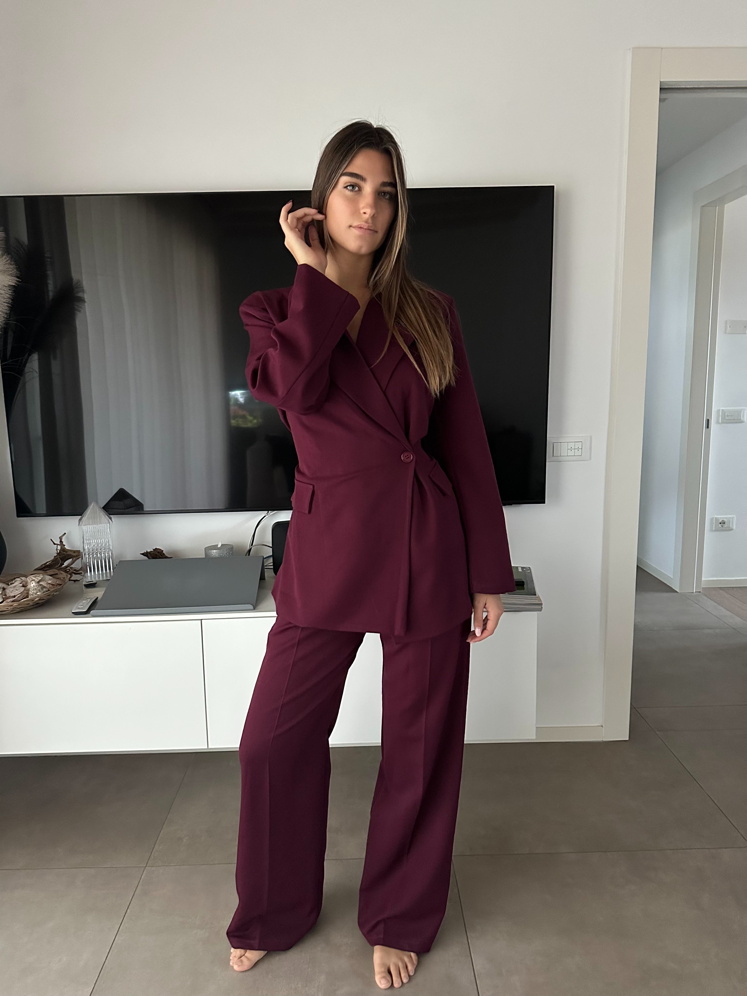Pantalone Bordeaux