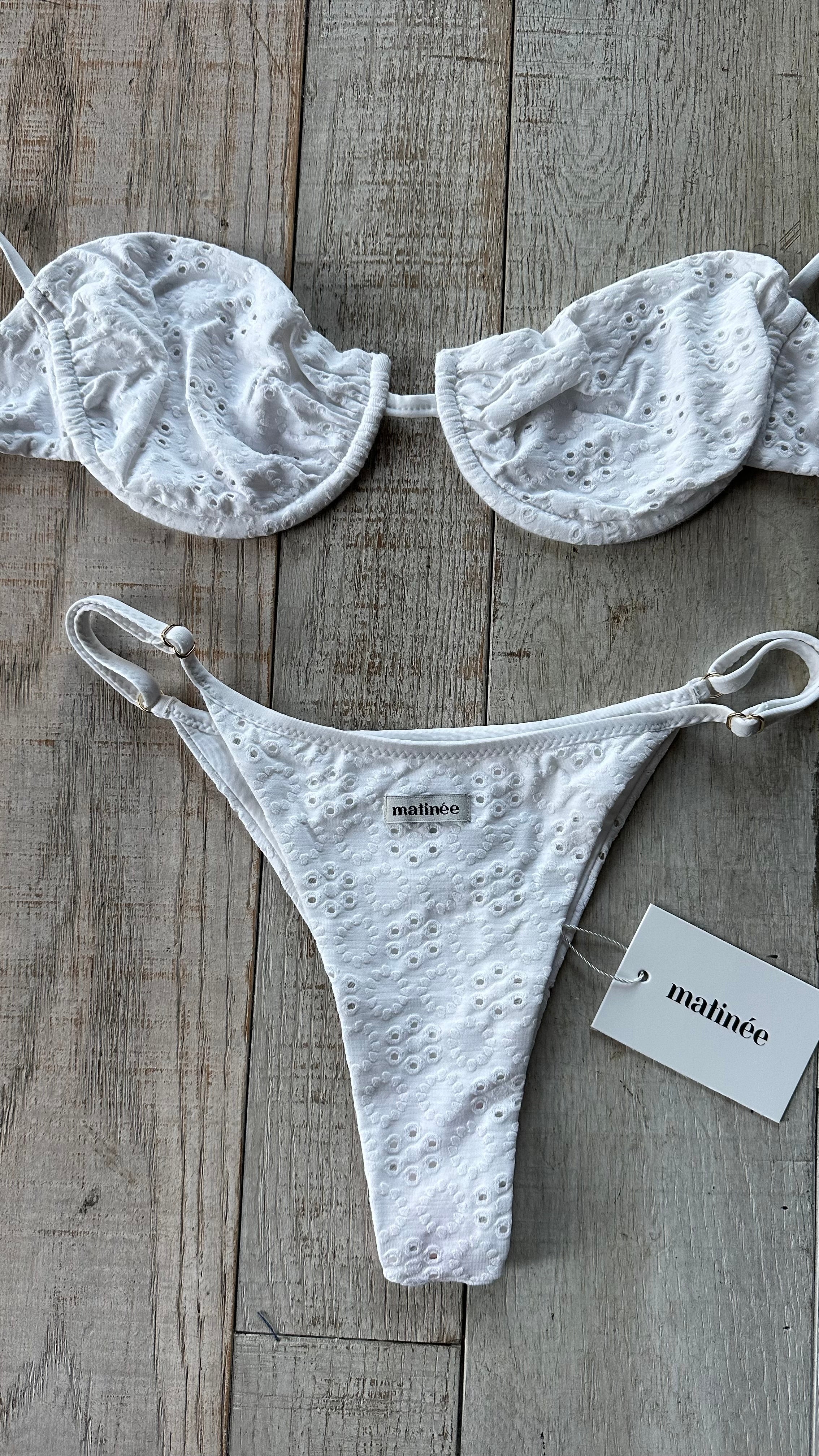 Balconcino Marina Macramè Bianco Sangallo