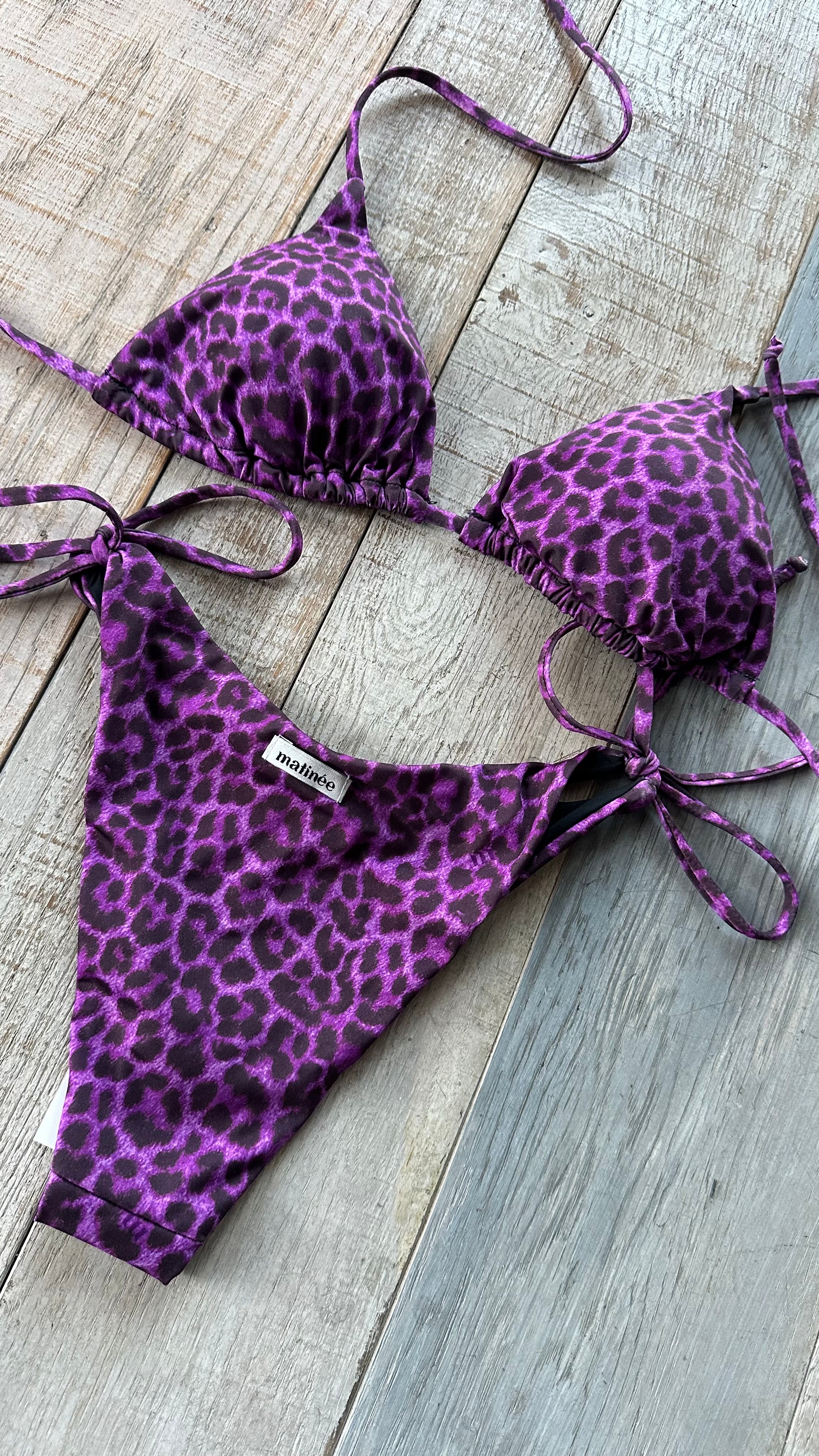 Triangolo Leopardato Viola