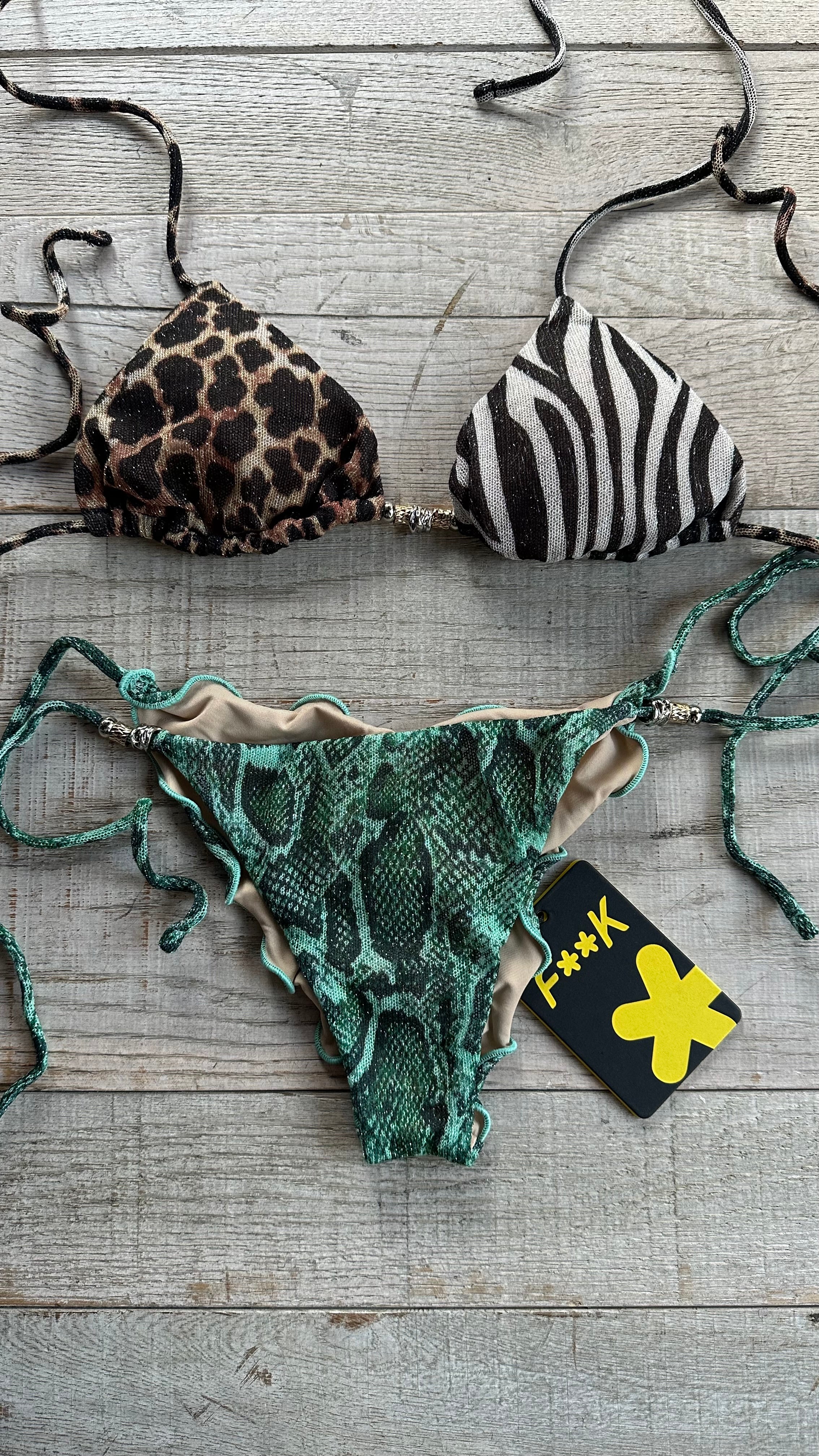 Triangolo in Jersey Animalier