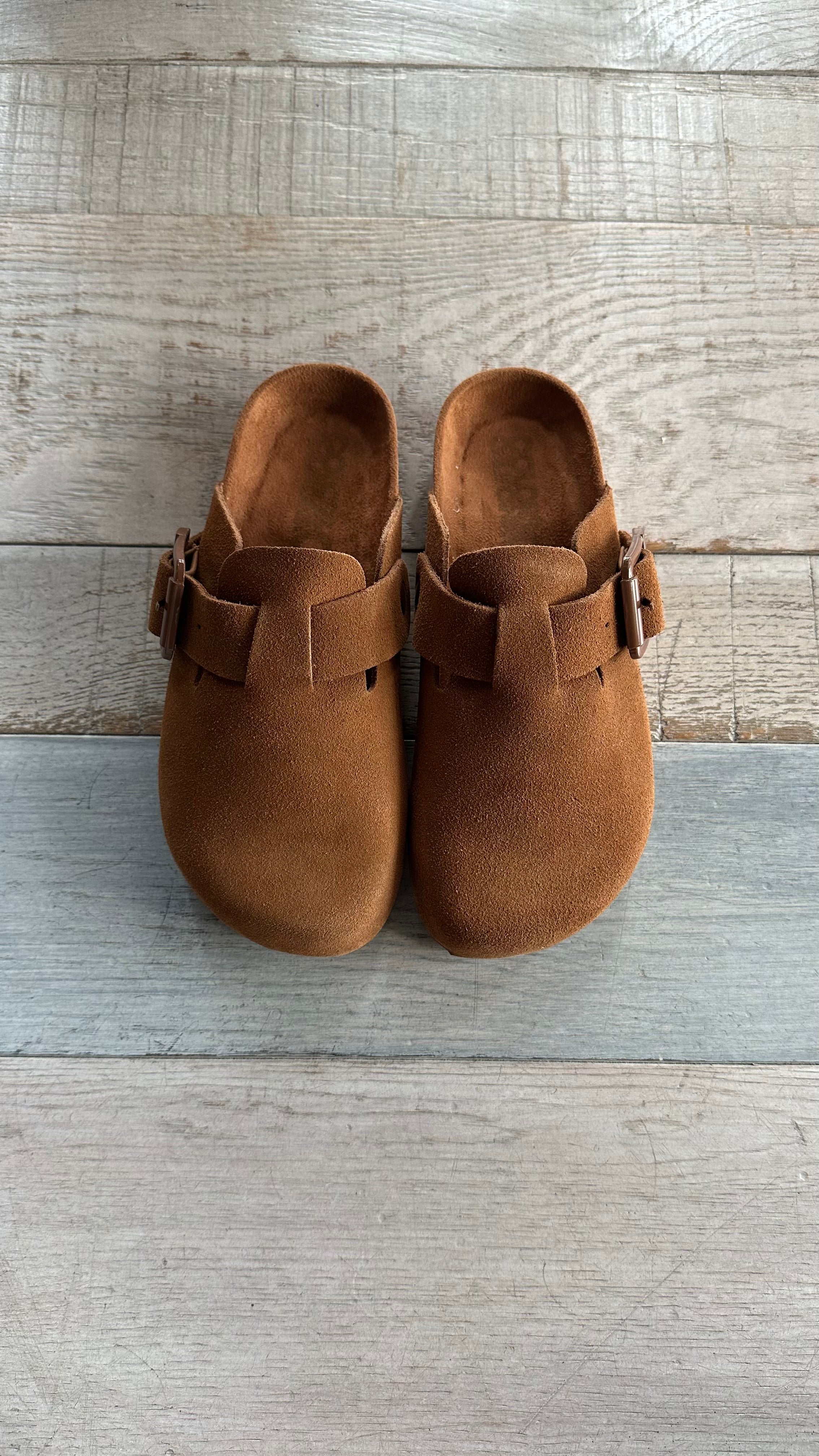 Sabot scamosciato Color Cammello