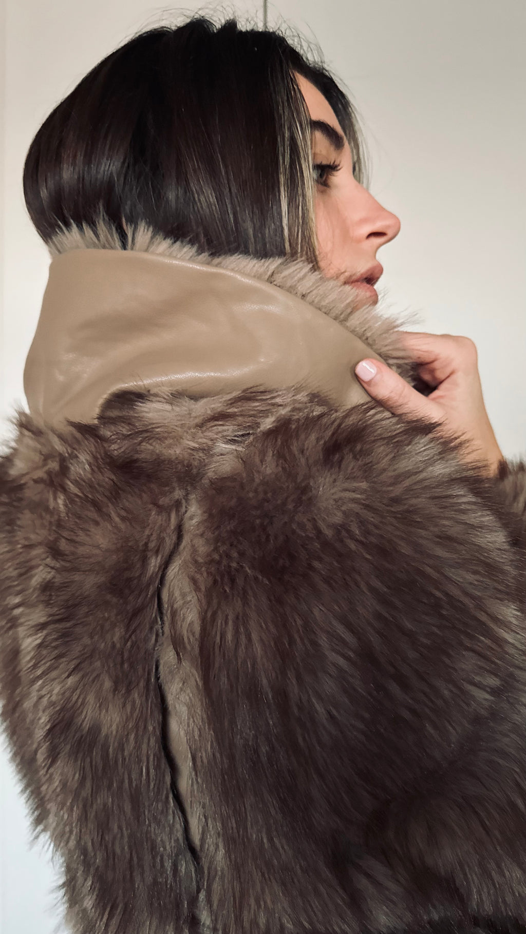 Eco Pelliccia Volpe Marrone