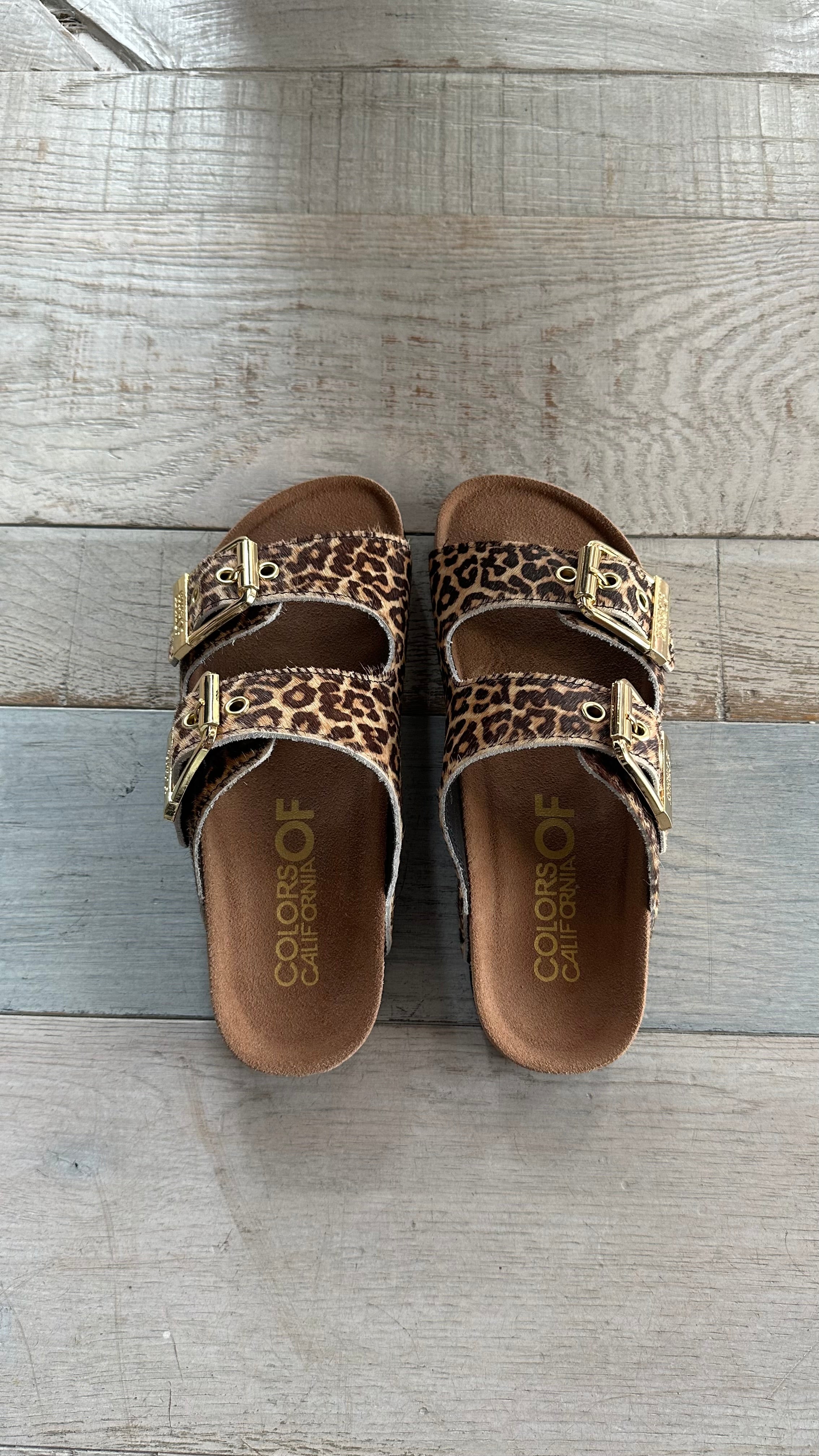 Sandalo in Cavallino Leopardato