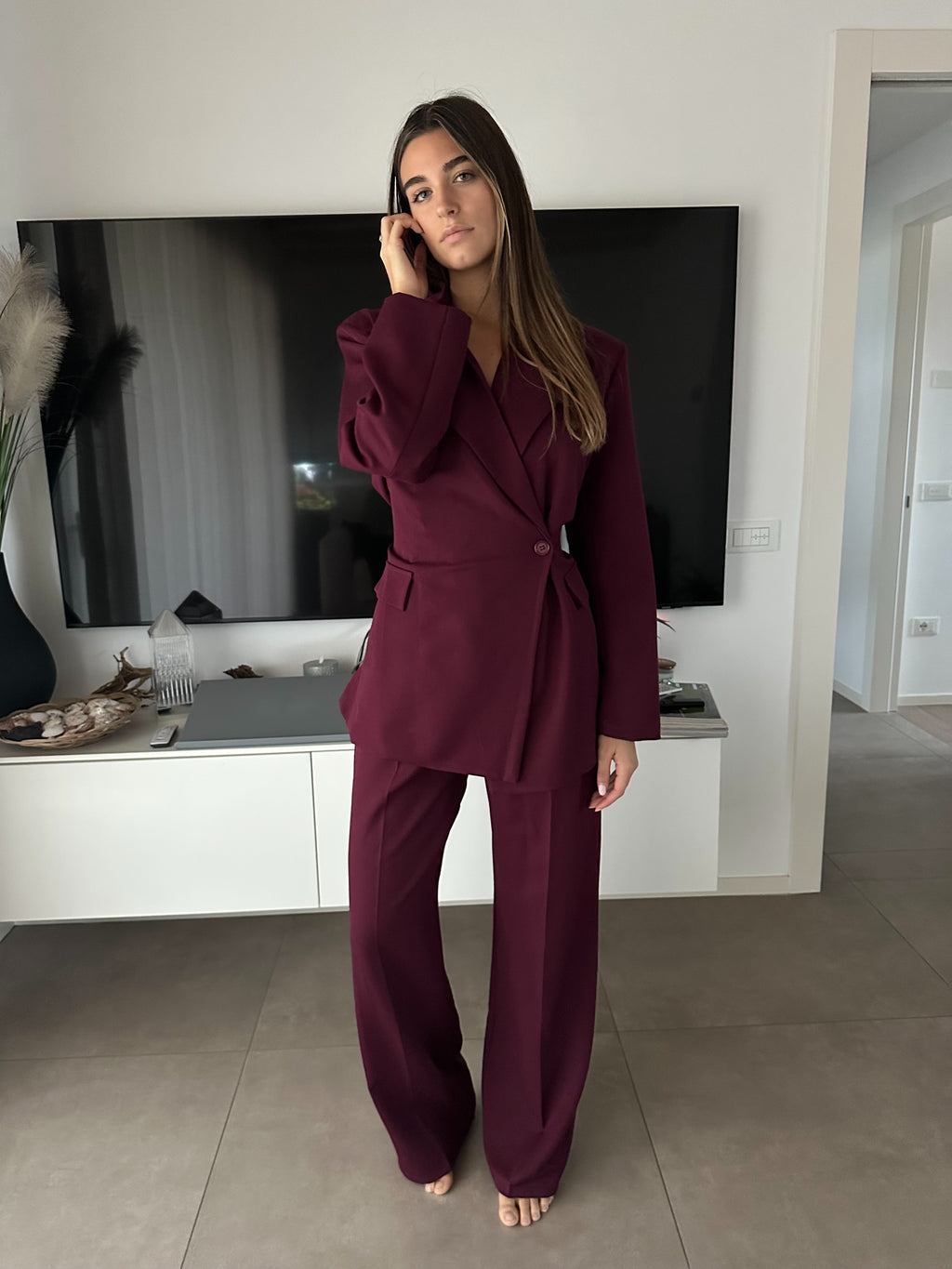 Pantalone Bordeaux
