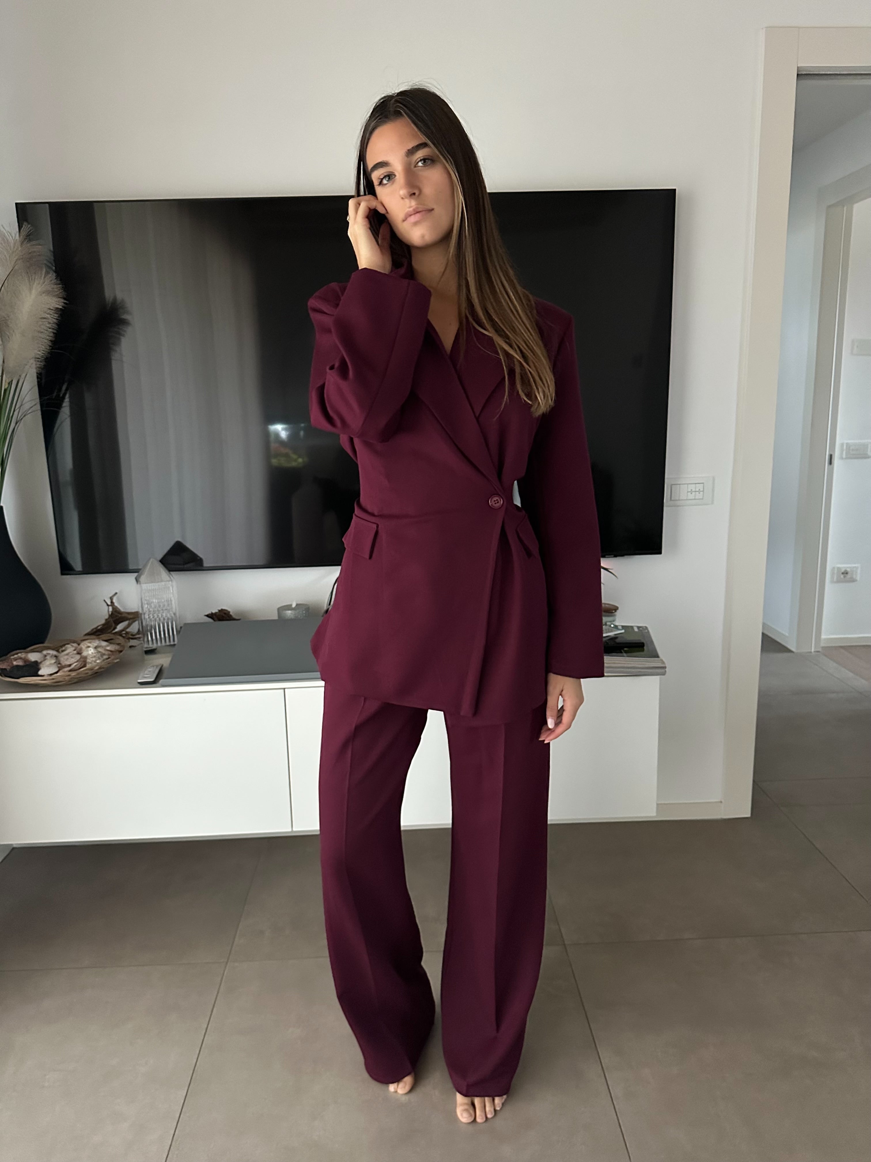 Pantalone Bordeaux
