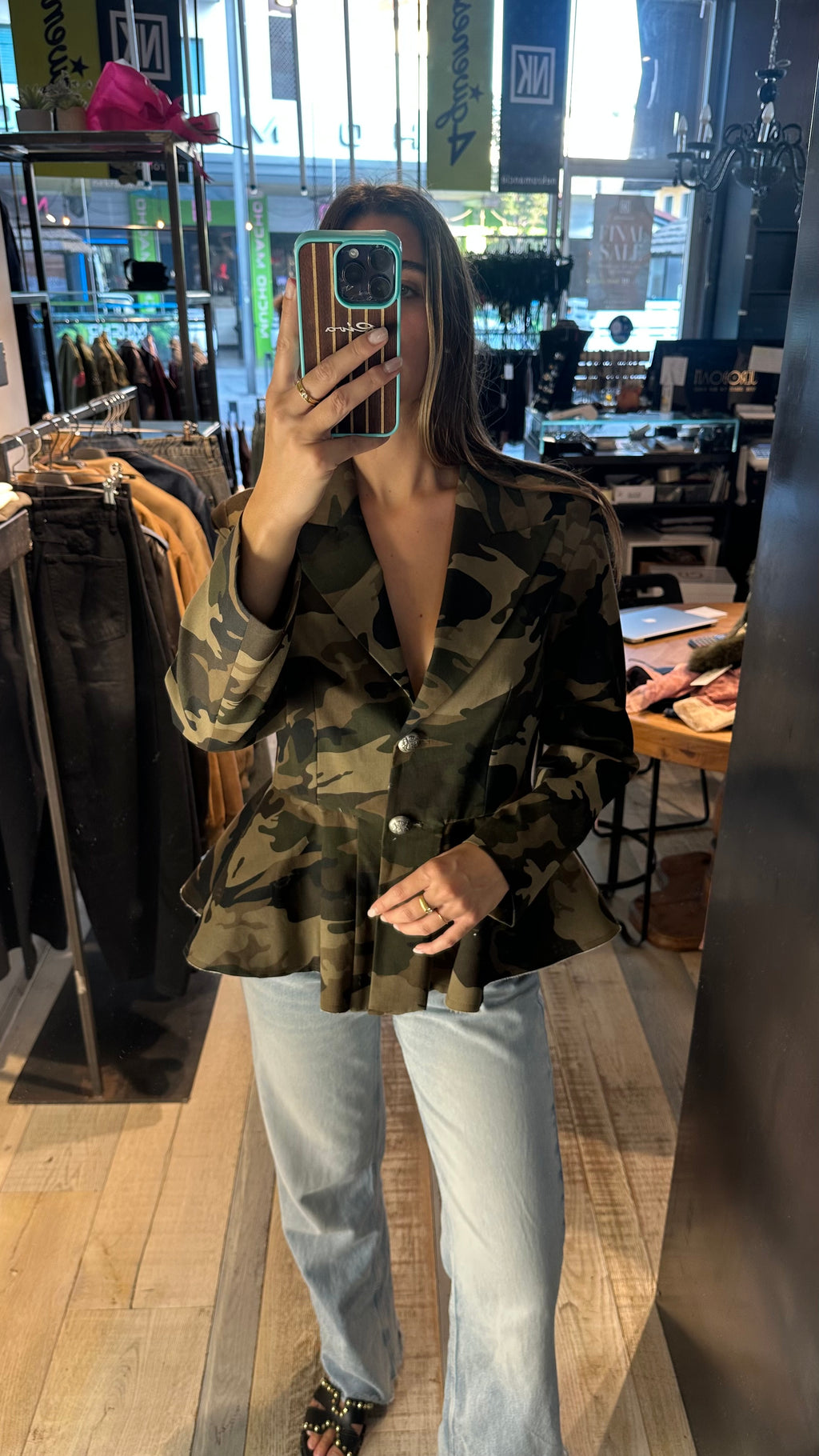 Blazer Mimetico con Fondo a Balza – Militia