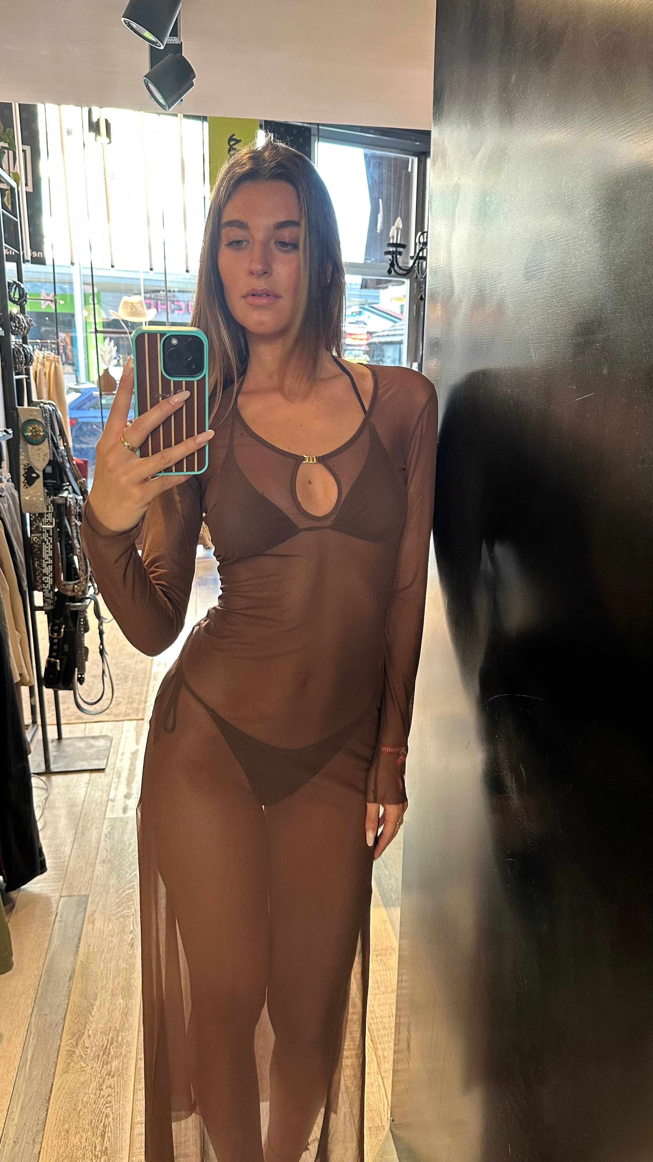 Mocha Veil Dress