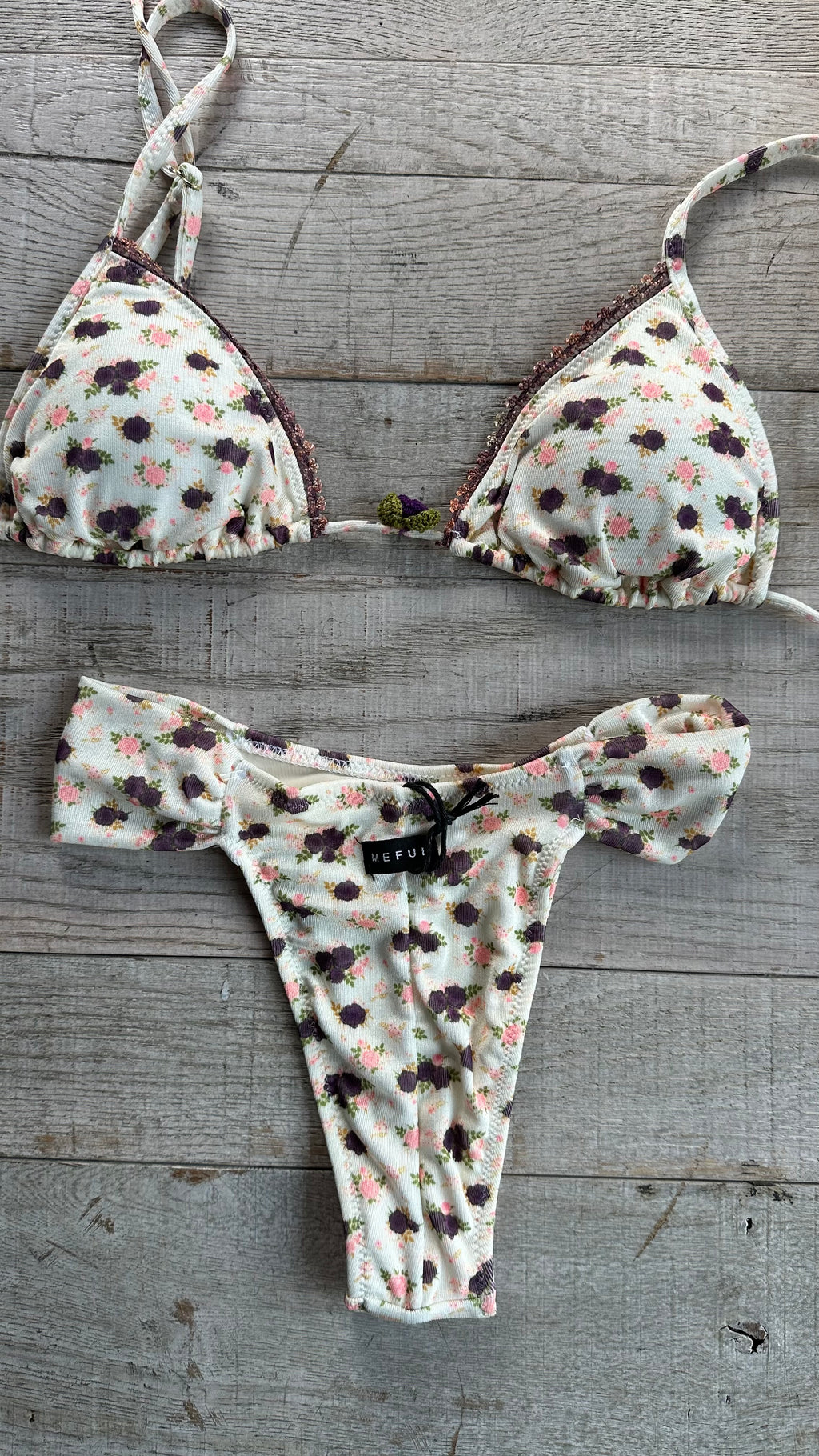Triangolo Fiori Panna