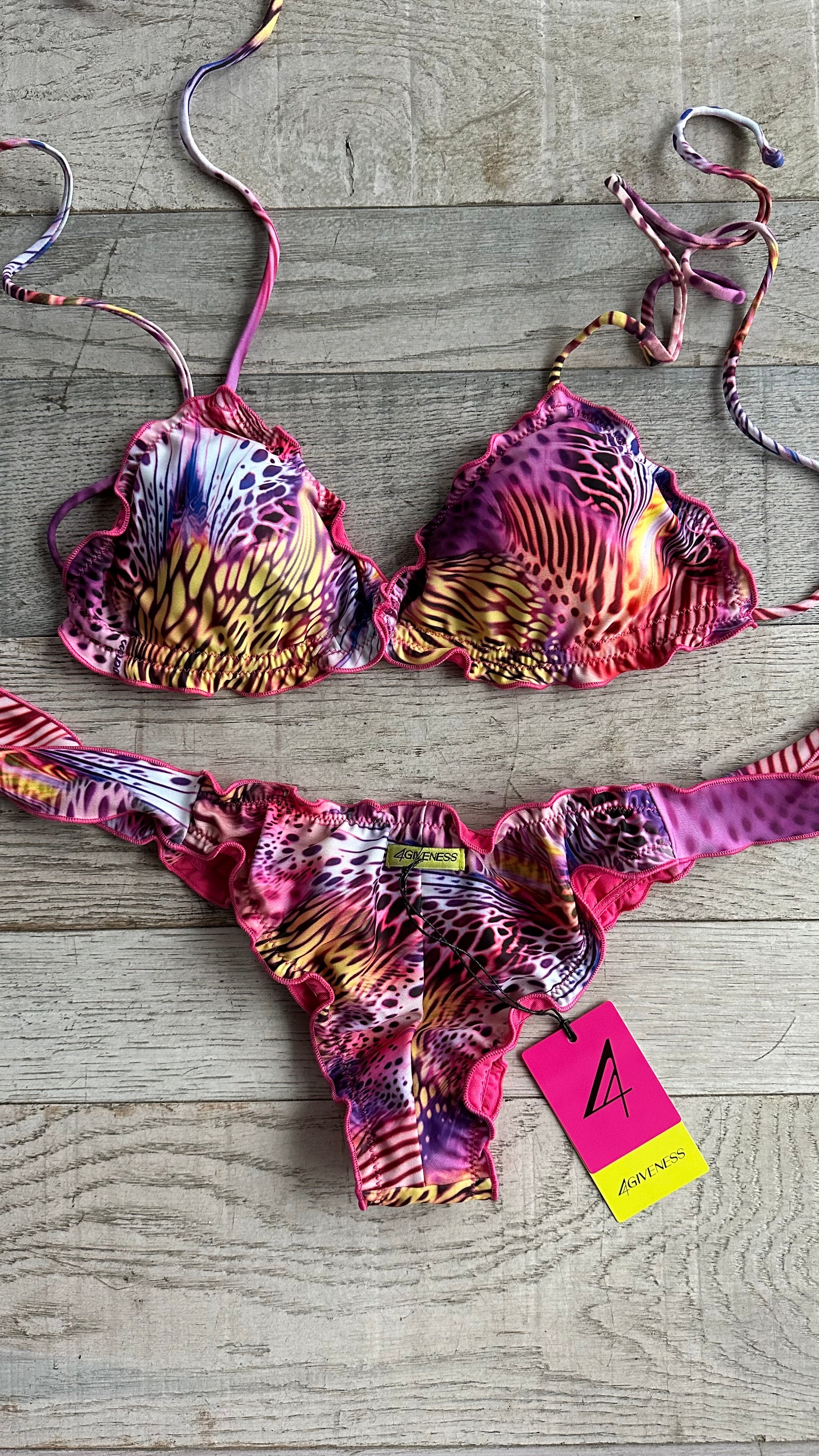 Triangolo Sbambolato Frou Frou Mary Pink