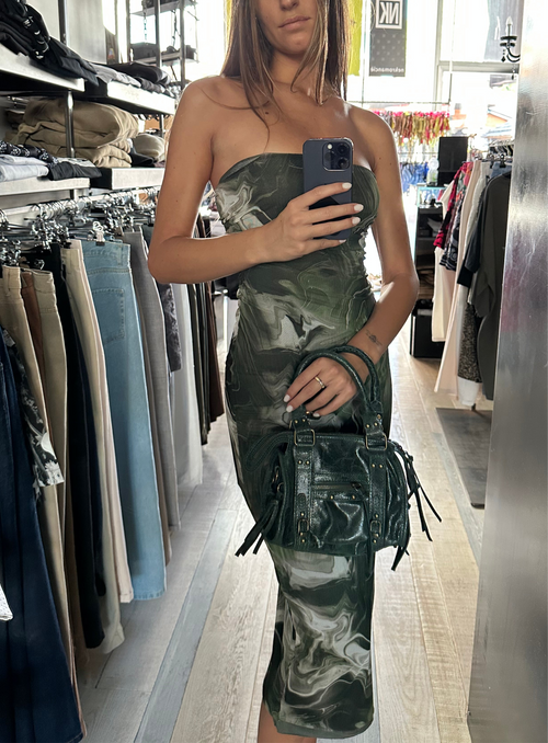 Abito In Toulle Tye Dye Bottiglia