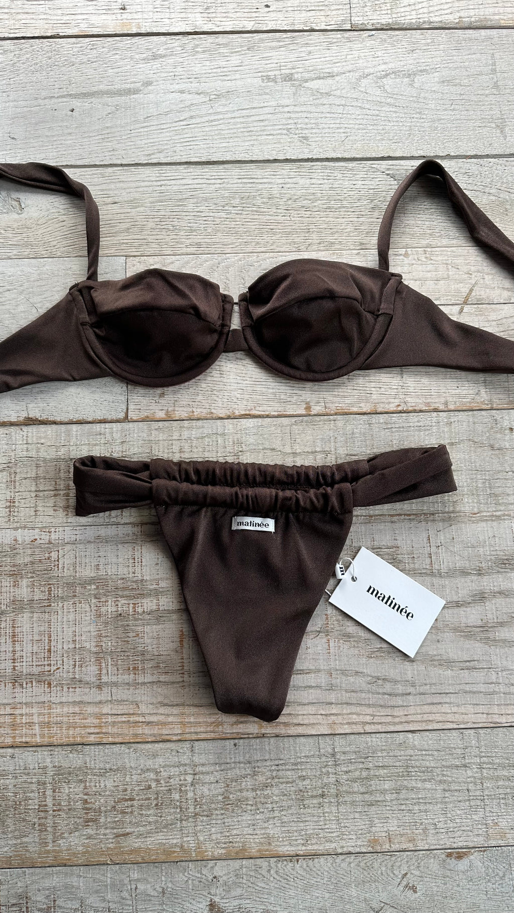 Balconcino Adele in lycra Lucida Marrone