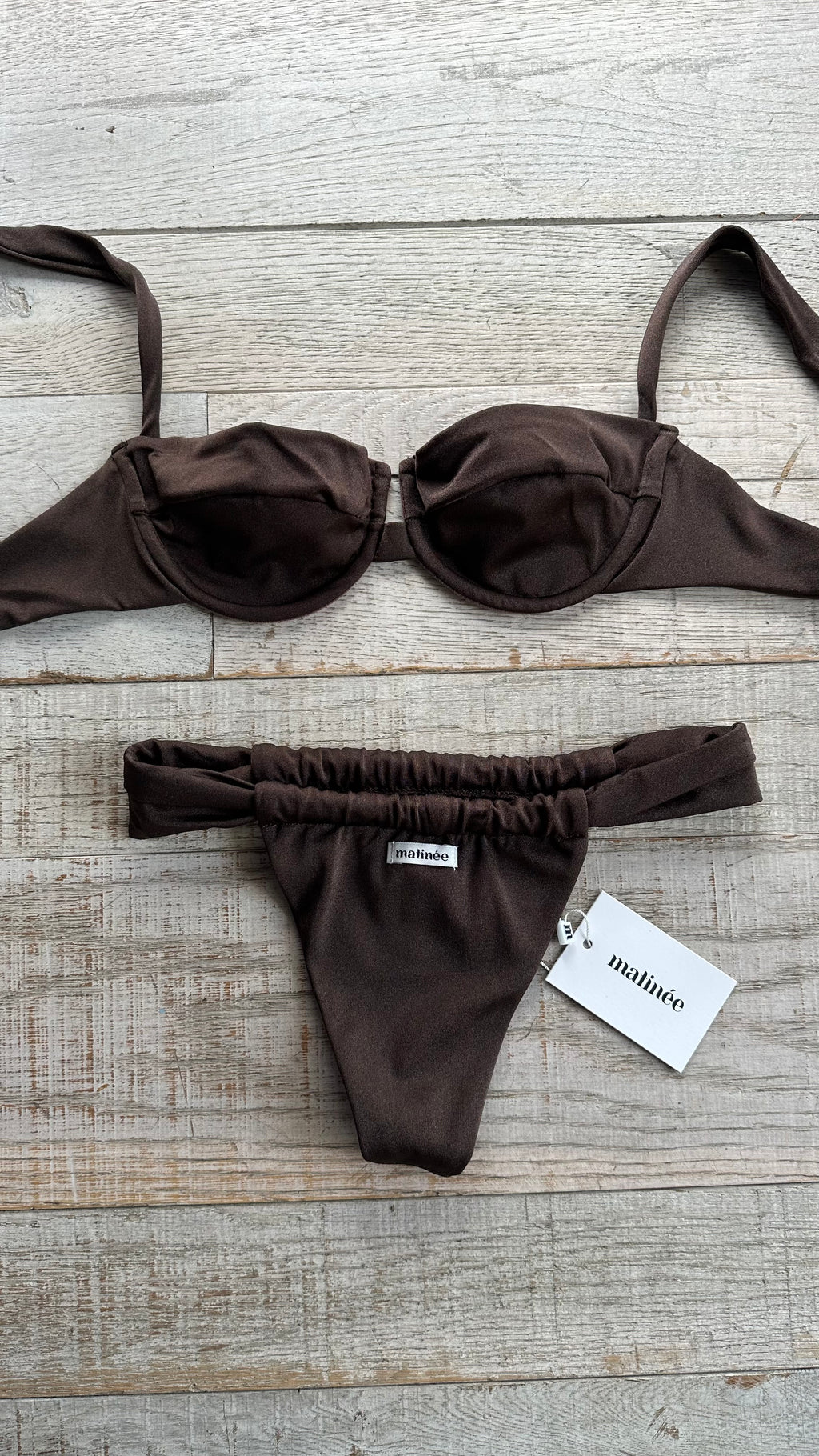 Balconcino Adele in lycra Lucida Marrone