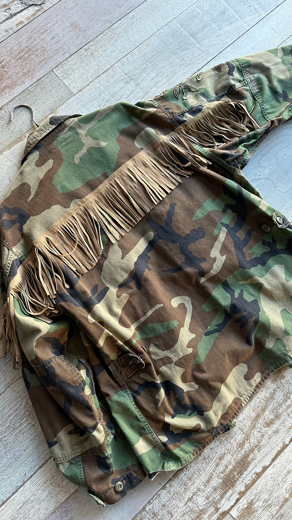 Giacca Militare “Gold Flower”