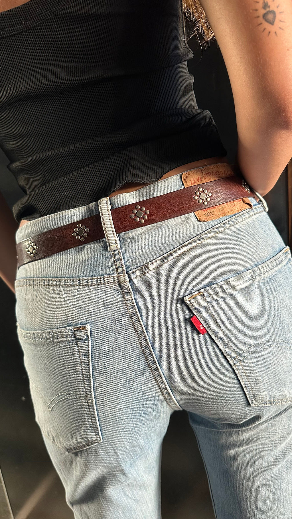 Rust Bloom Belt - Cognac