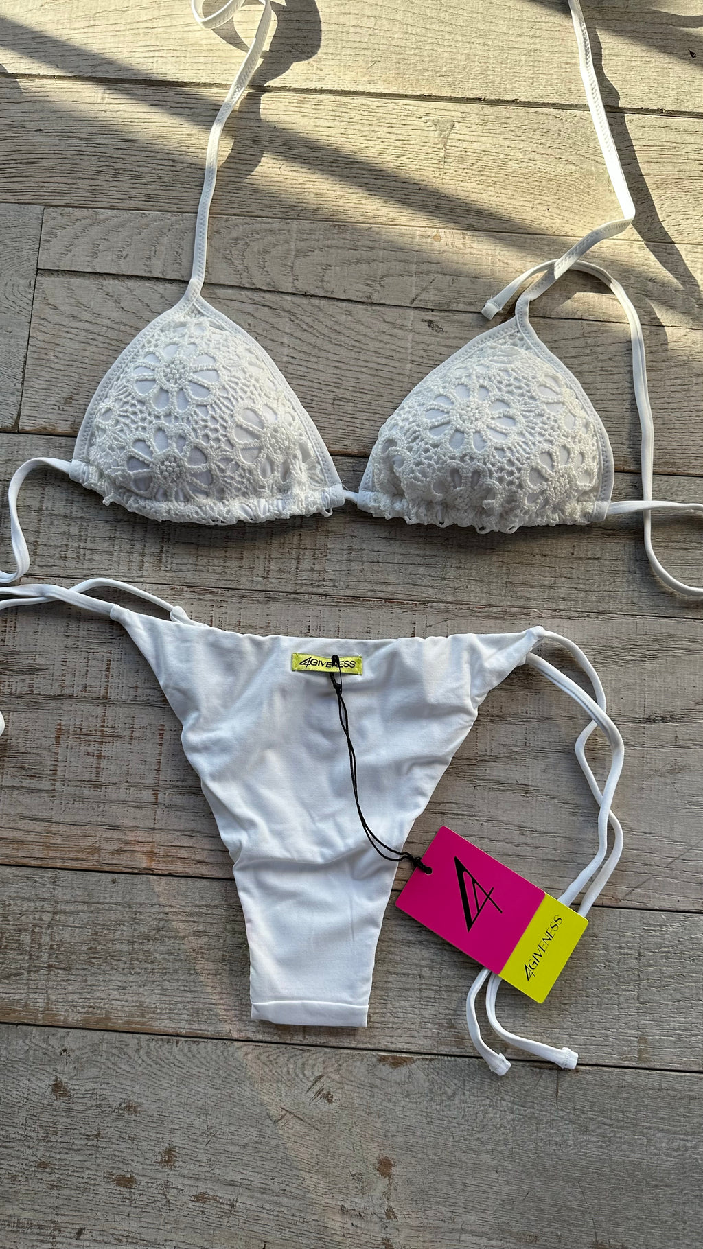 Triangolo Sangallo Floreale in Lycra