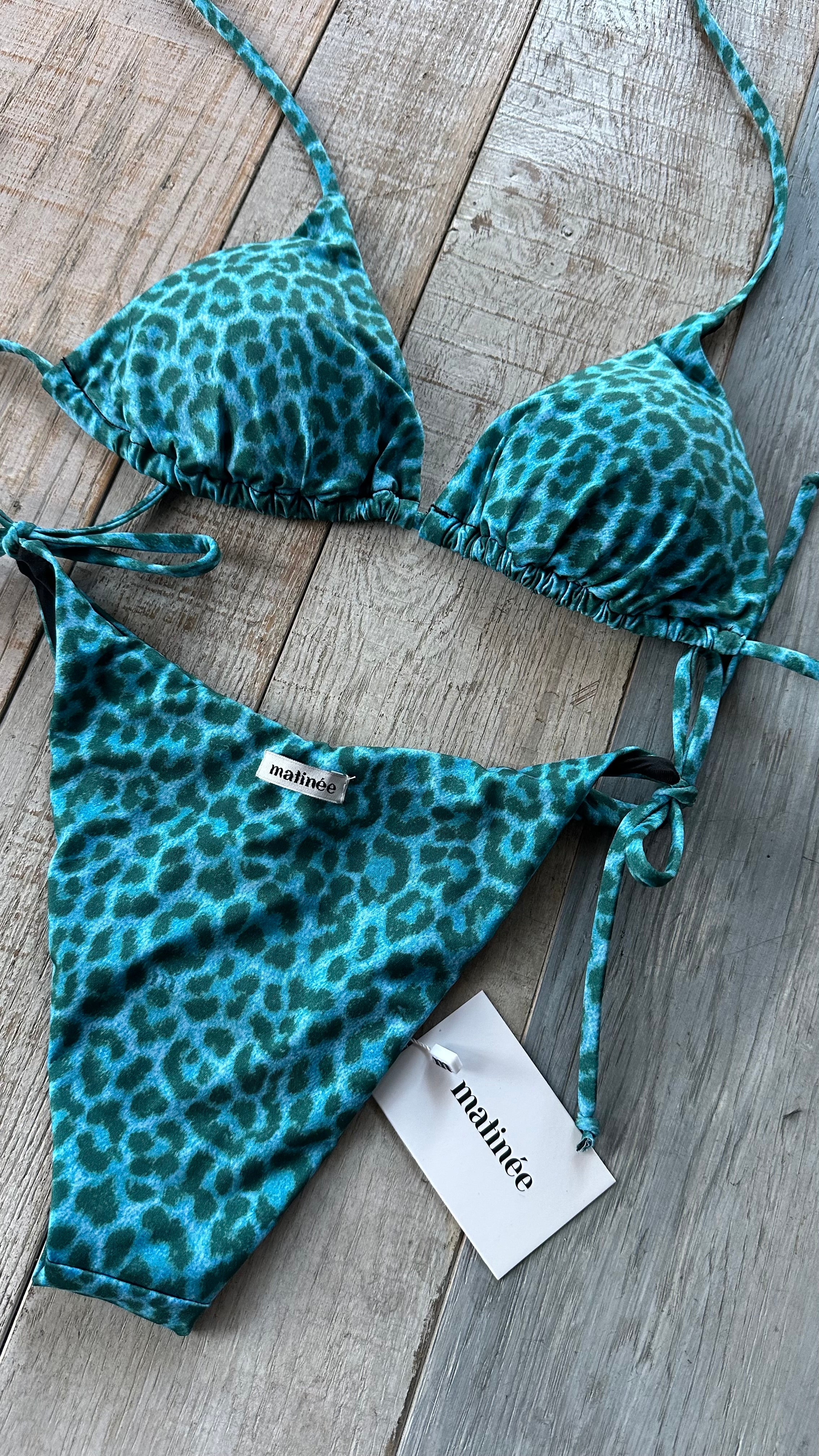 Triangolo Leopardato Azzurro