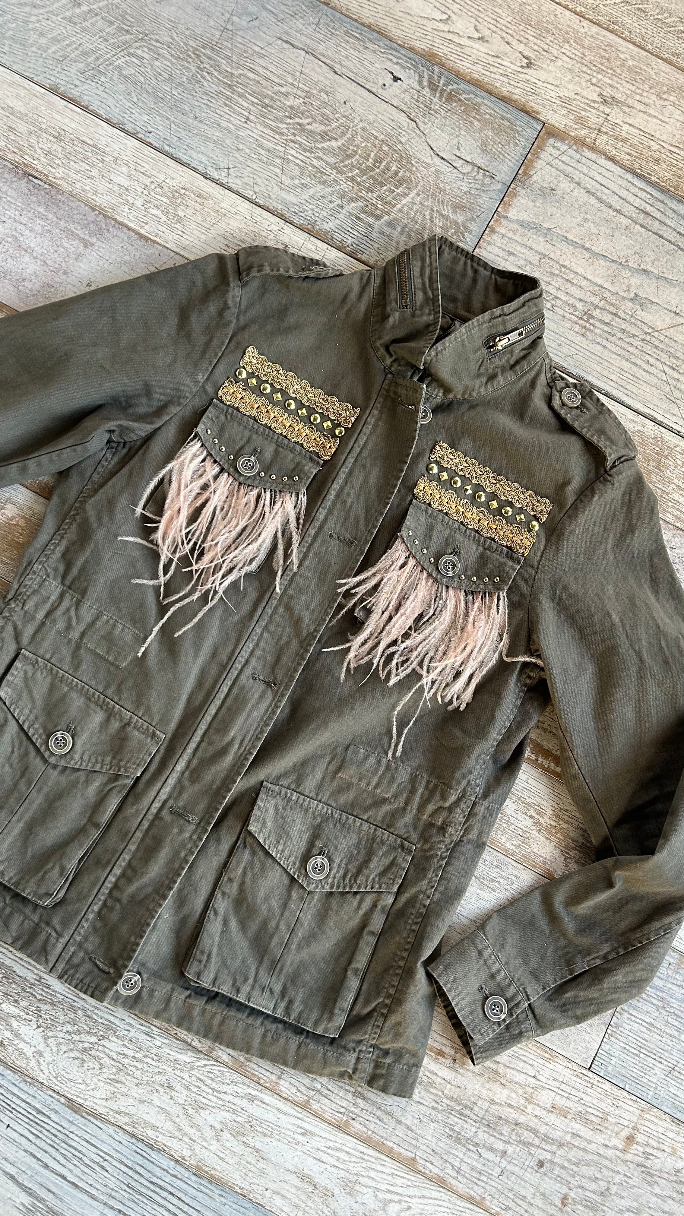 Giacca Army Plume Pink