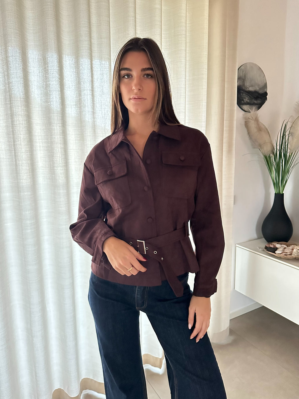 Giacca camoscio Vinaccia