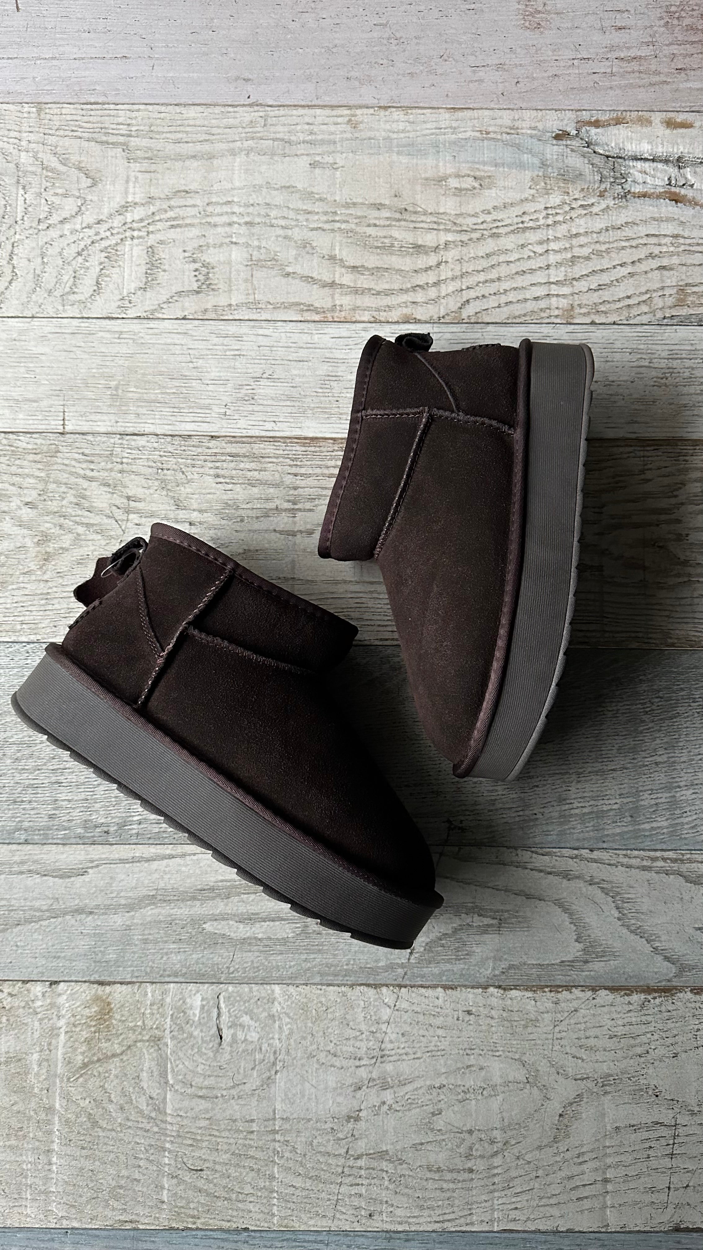 Stivaletto Scamosciato Platform Testa di Moro