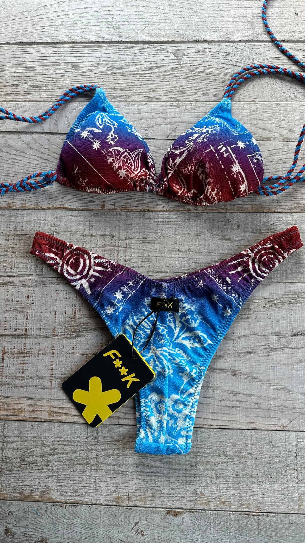 Triangolo Bandana Blu e Rosso